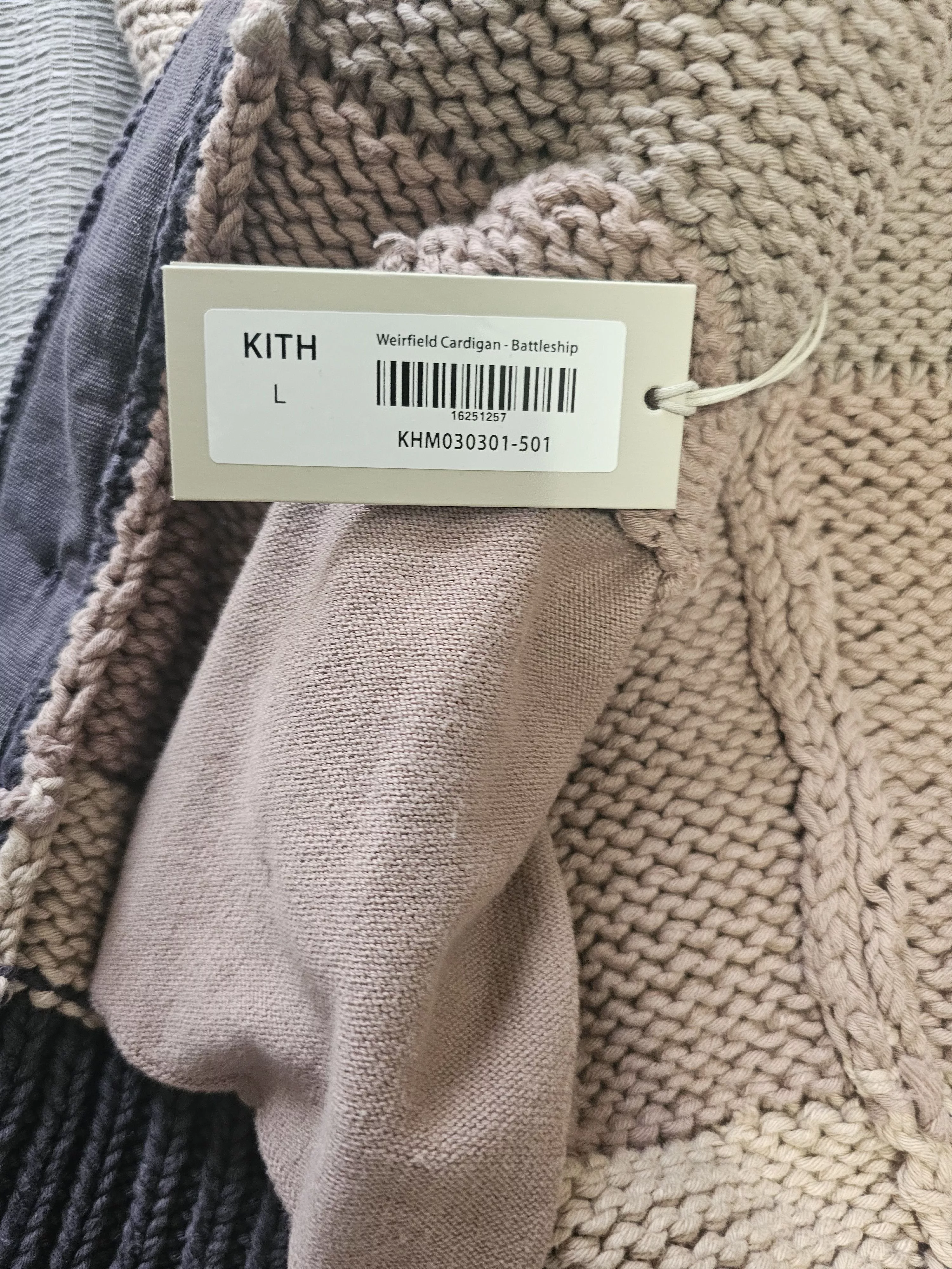 Kith Sweaters Knitwear Kith Weirfield Cardigan Brown