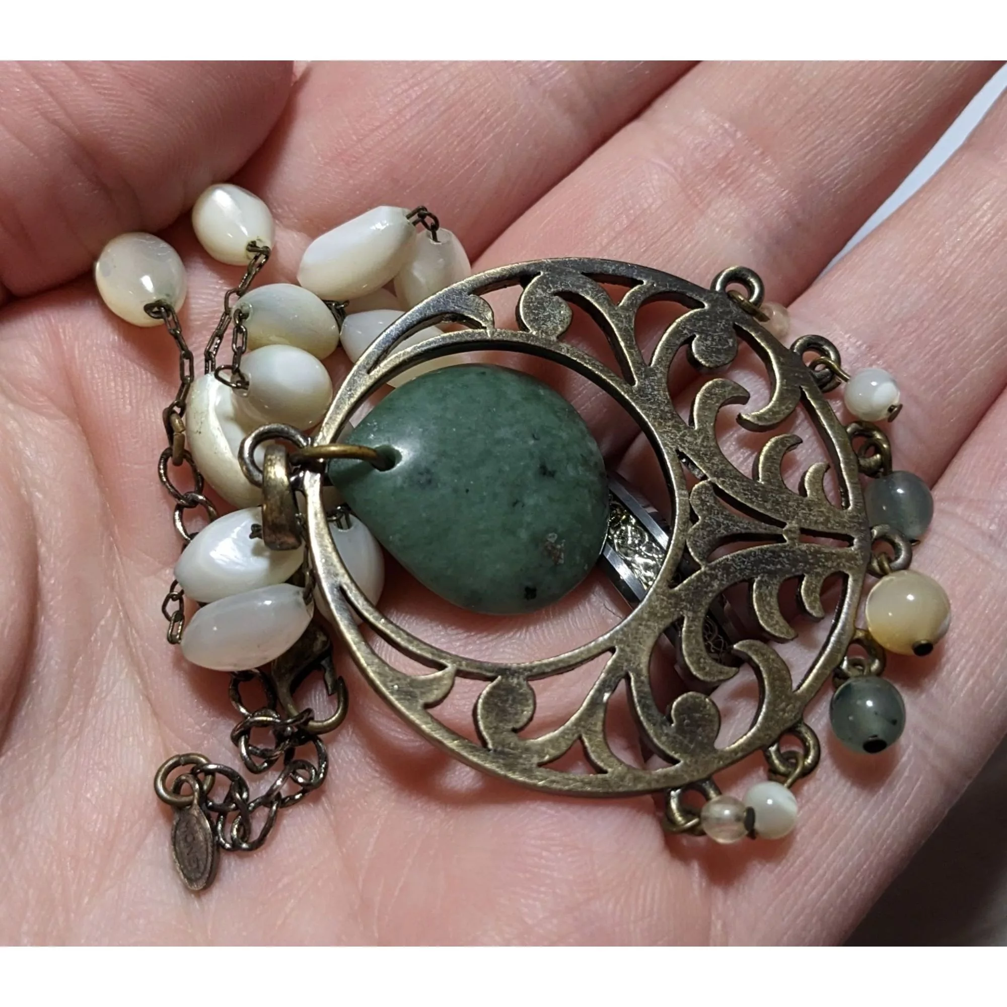 Monet Necklaces Monet Money Bohemian Shell Necklace Gold