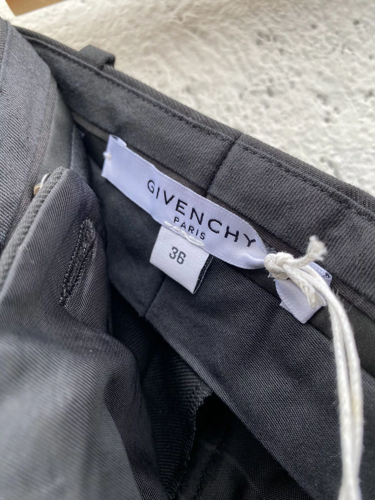 Givenchy Pants Givenchy Fall '15 Runway Sample Piece Wool Pants Black Luxury