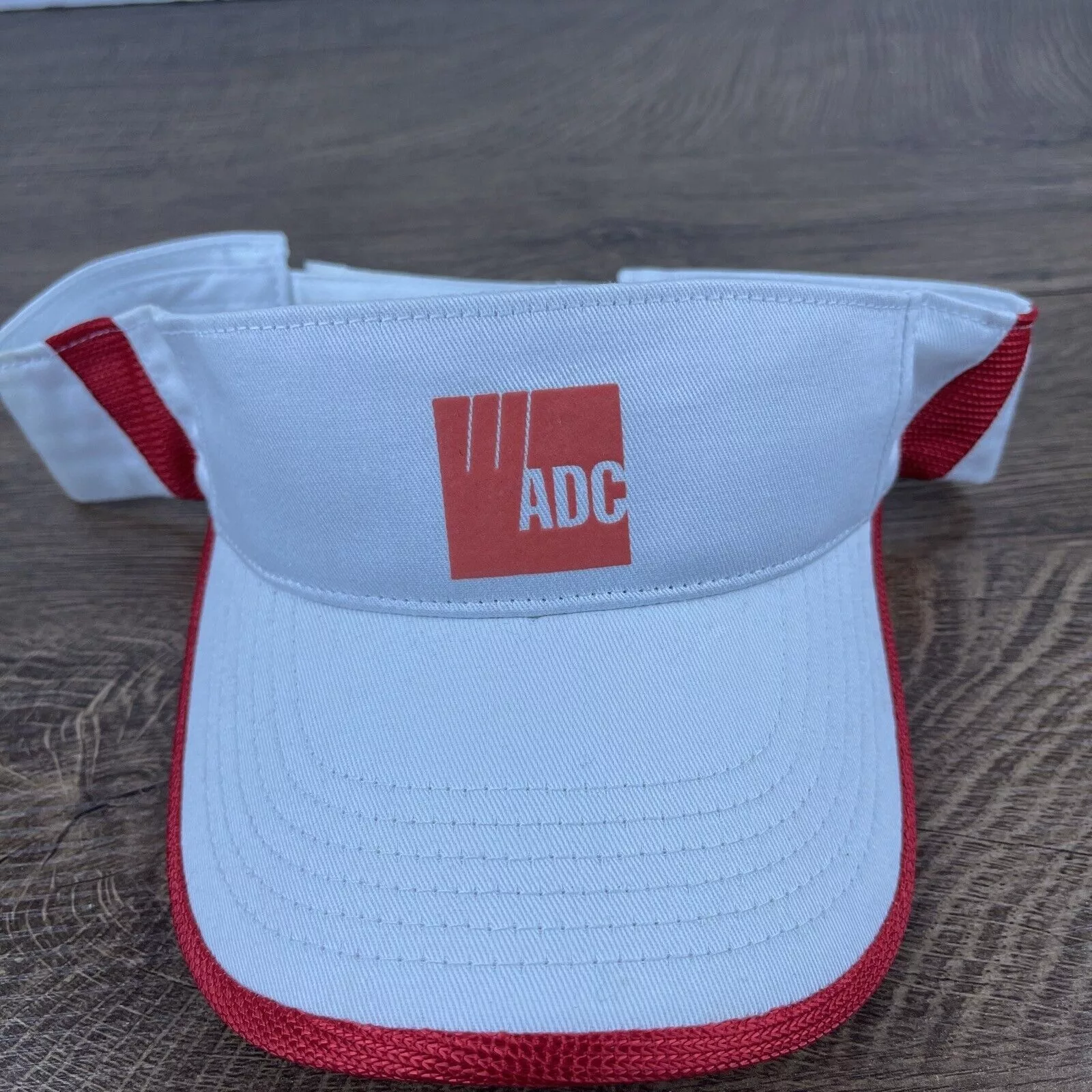 Other Hats Other ADC Visor Cap White Adjustable Hat Adult Size Hat White Cap