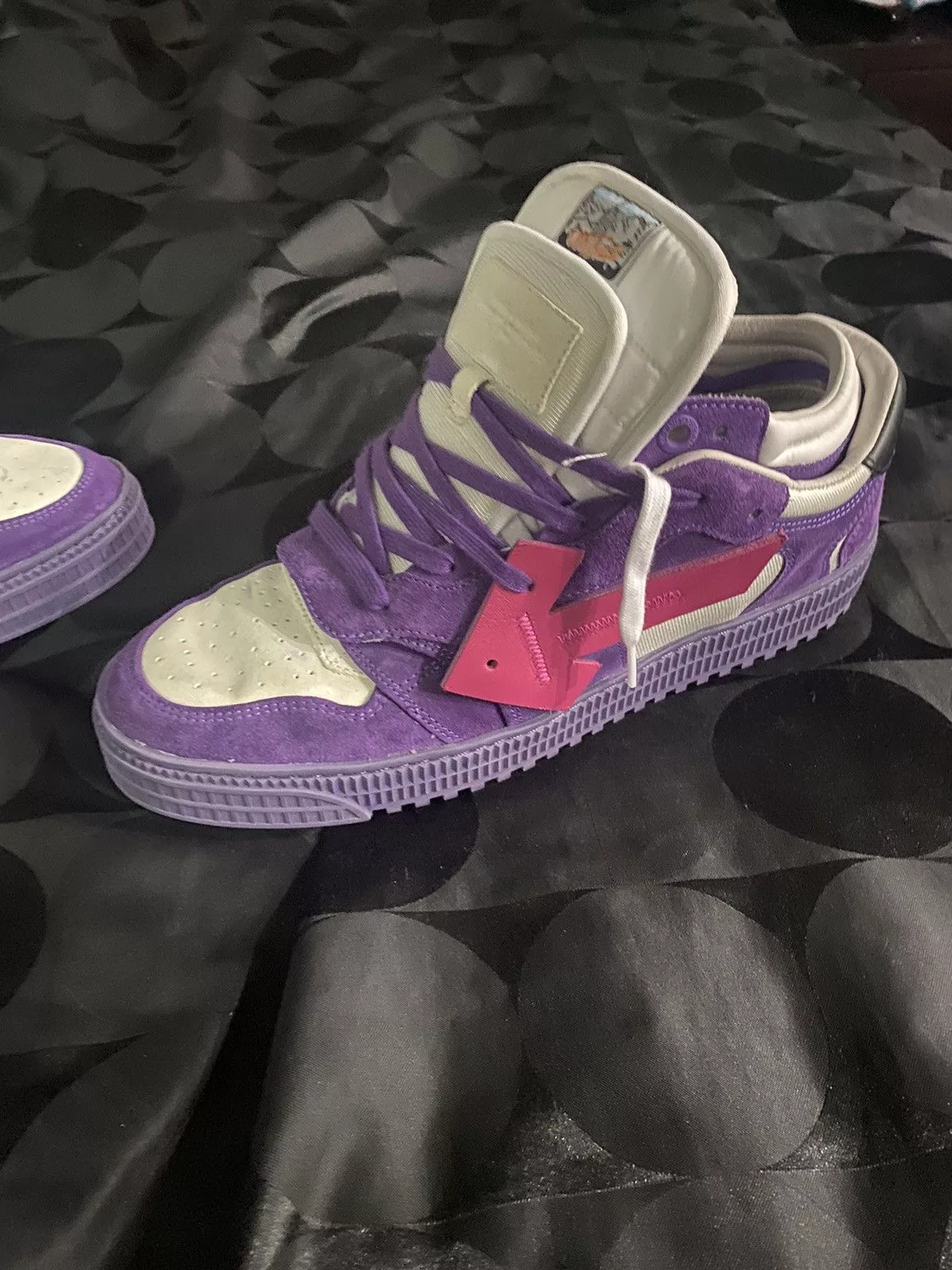 Off-White Low Top Sneakers Off-White Off- White Air Force Purple