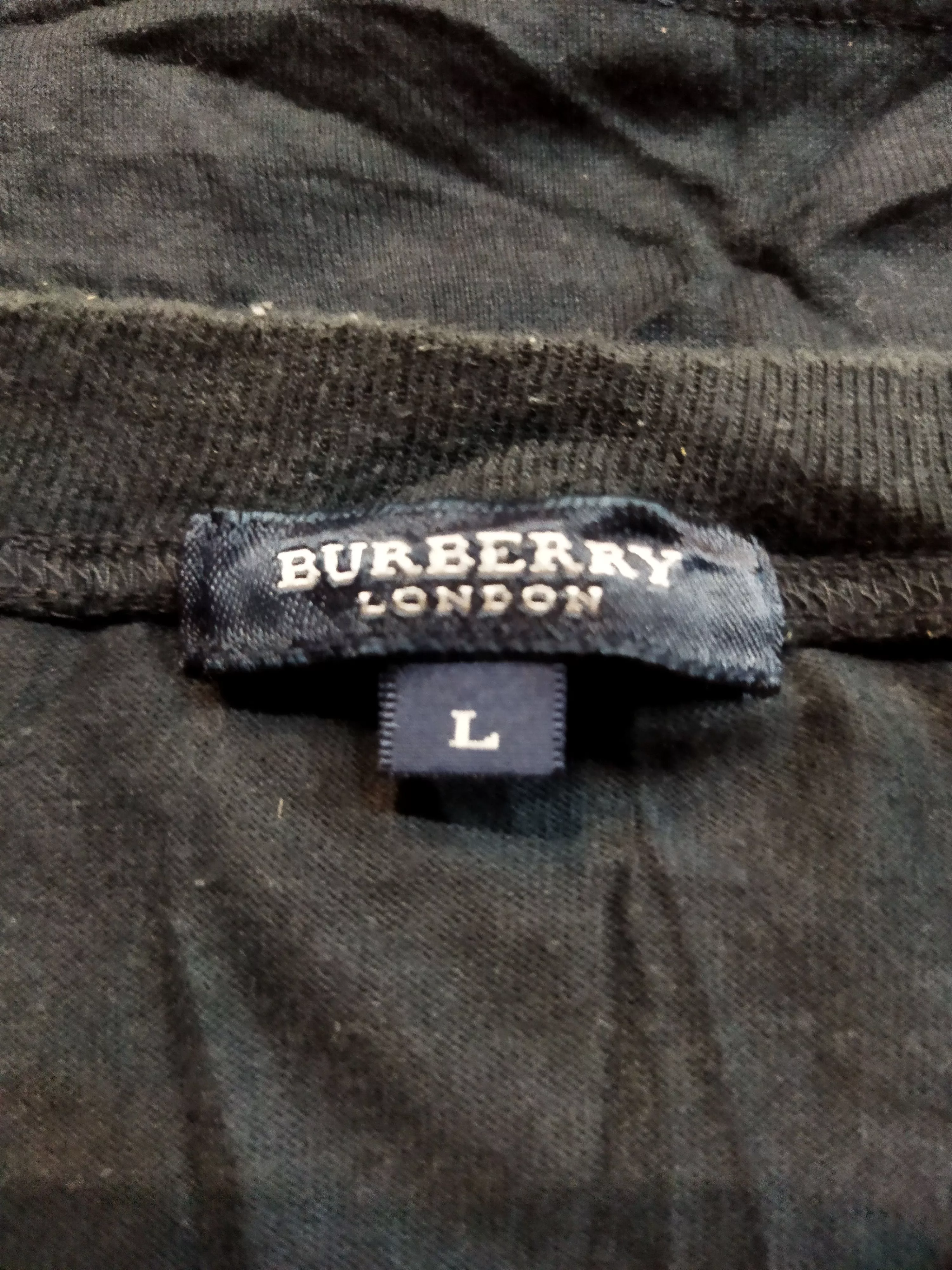 Burberry Short Sleeve T Shirts Burberry Tee Black