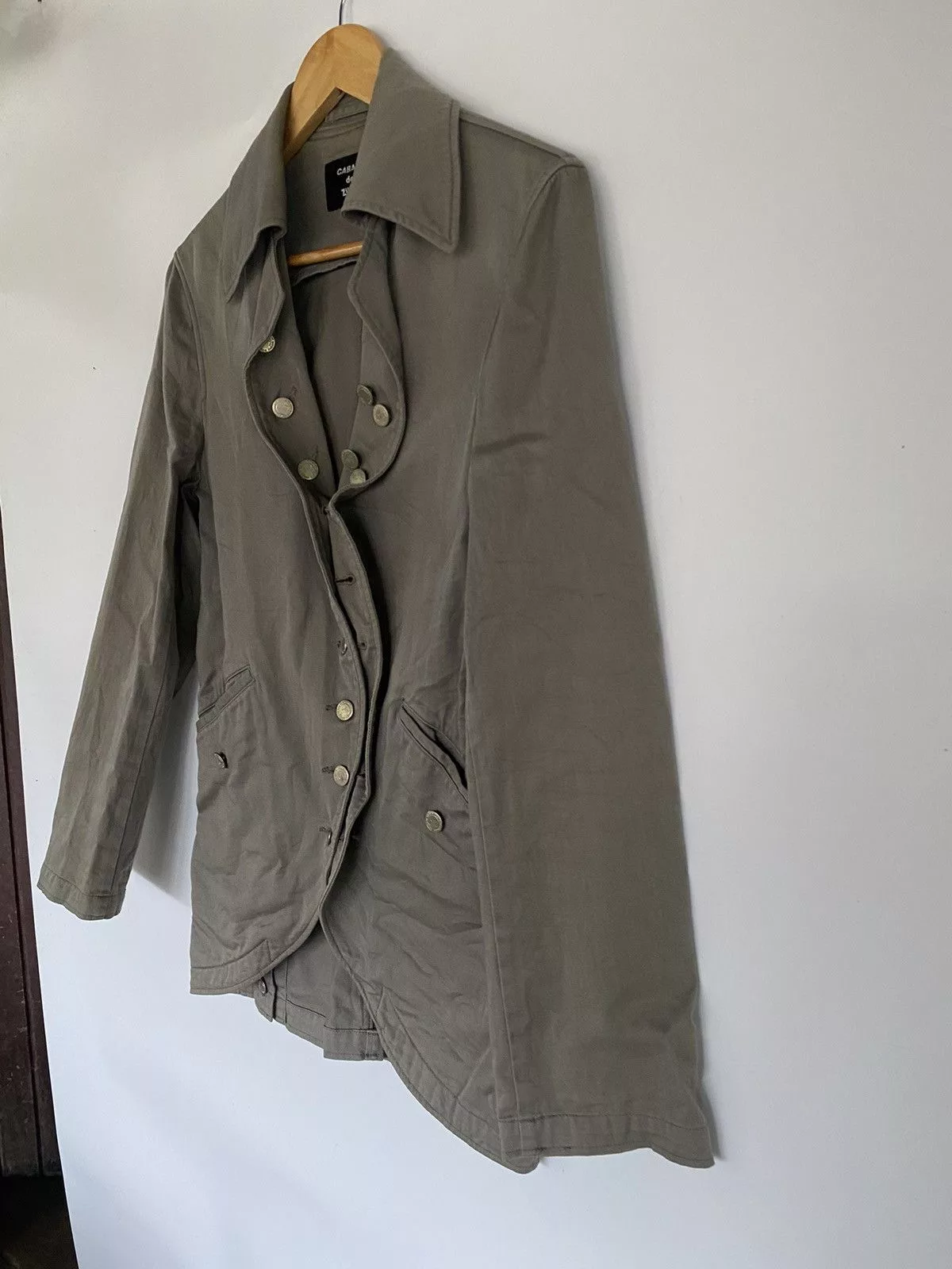 CABANE de ZUCCa Jackets CABANE de ZUCCa Cabana De Zucca Ladies Button up Jacket Gray