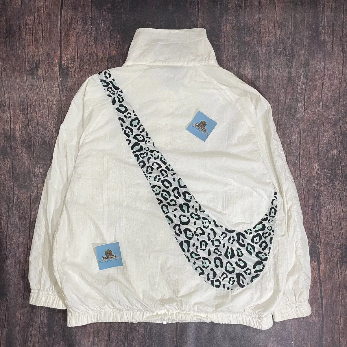 Nike Light Jackets Nike Big Swoosh Animal White