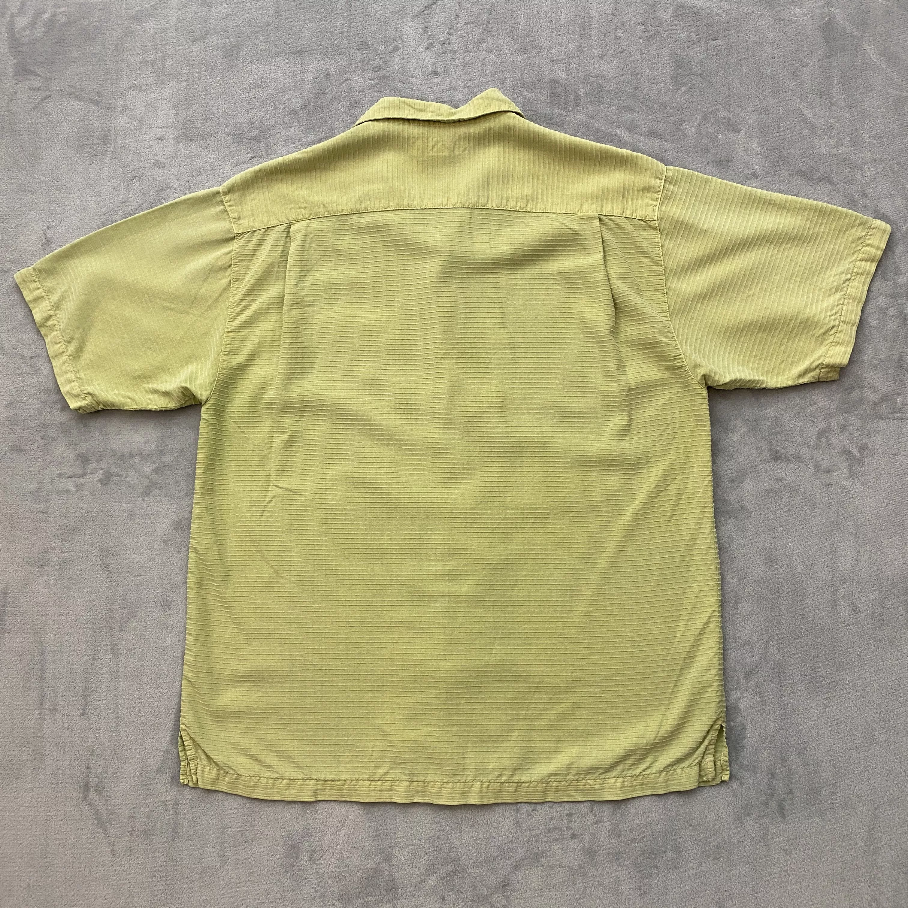 Tommy Bahama Shirts Button Ups Tommy Bahama RELAX Silk Camp Shirt Men Medium Short Sleeve Rib Knit Multi