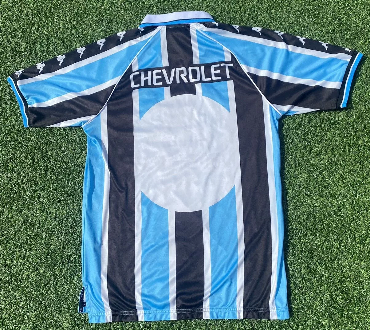 Kappa Jerseys Kappa × Vintage Vintage Rare Grêmio Soccer Jersey Excellent Condo Blue