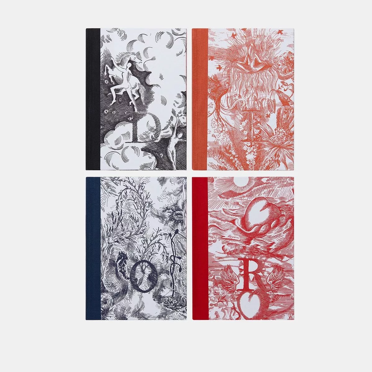 Dior Miscellaneous Dior o1bcso1str0624 Size: OS / 4 Set Notebooks in Multicolor