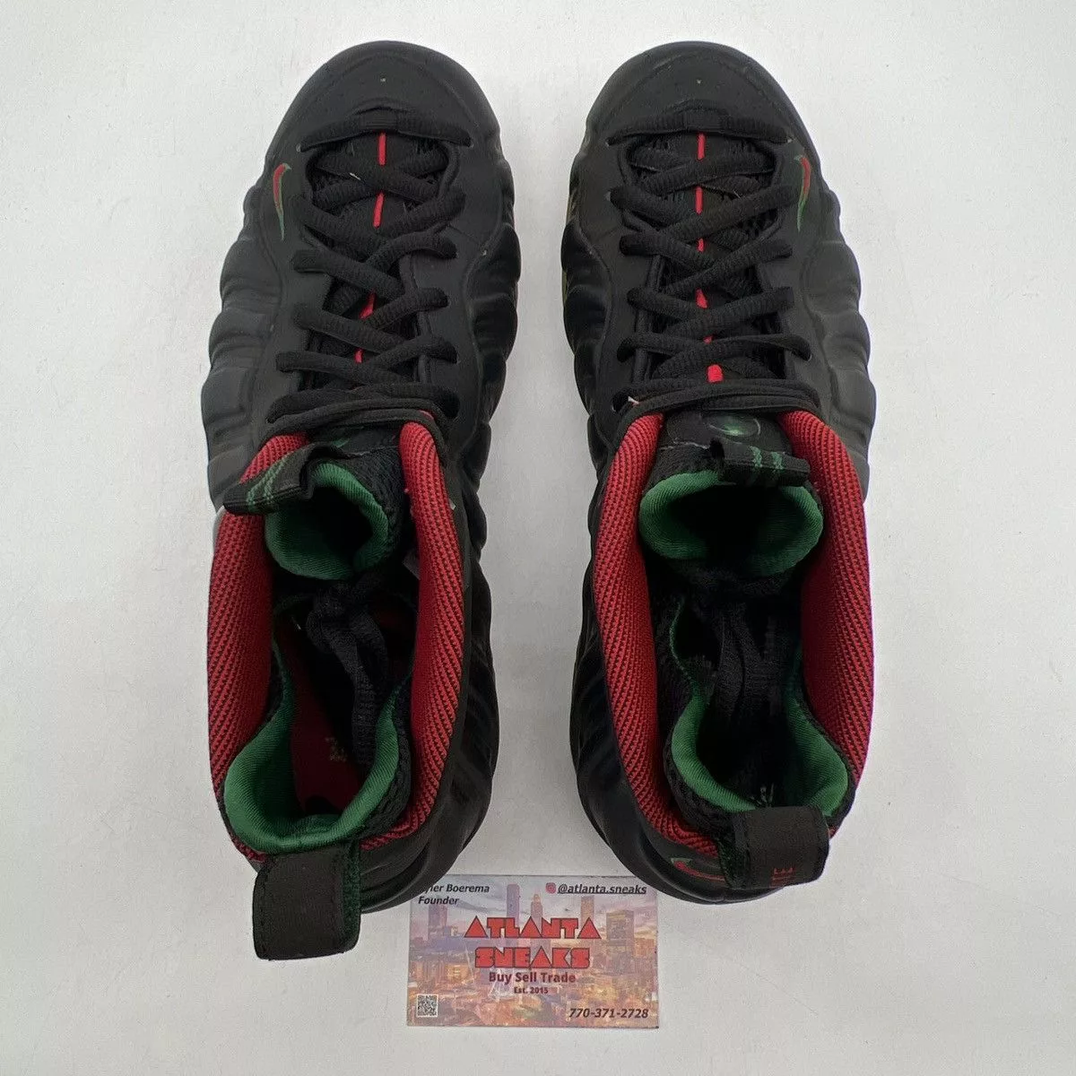 Nike Low Top Sneakers Nike Foamposite pro Gucci Black