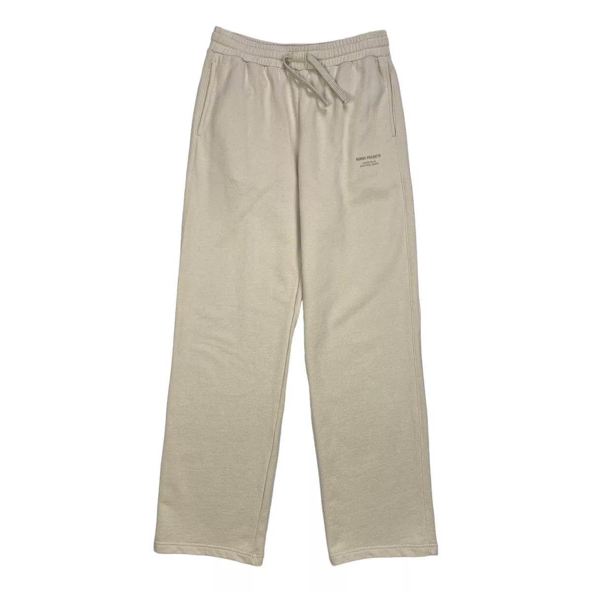 Norse Projects Sweatpants Joggers Norse Projects Small Logo Sweatpant Beige