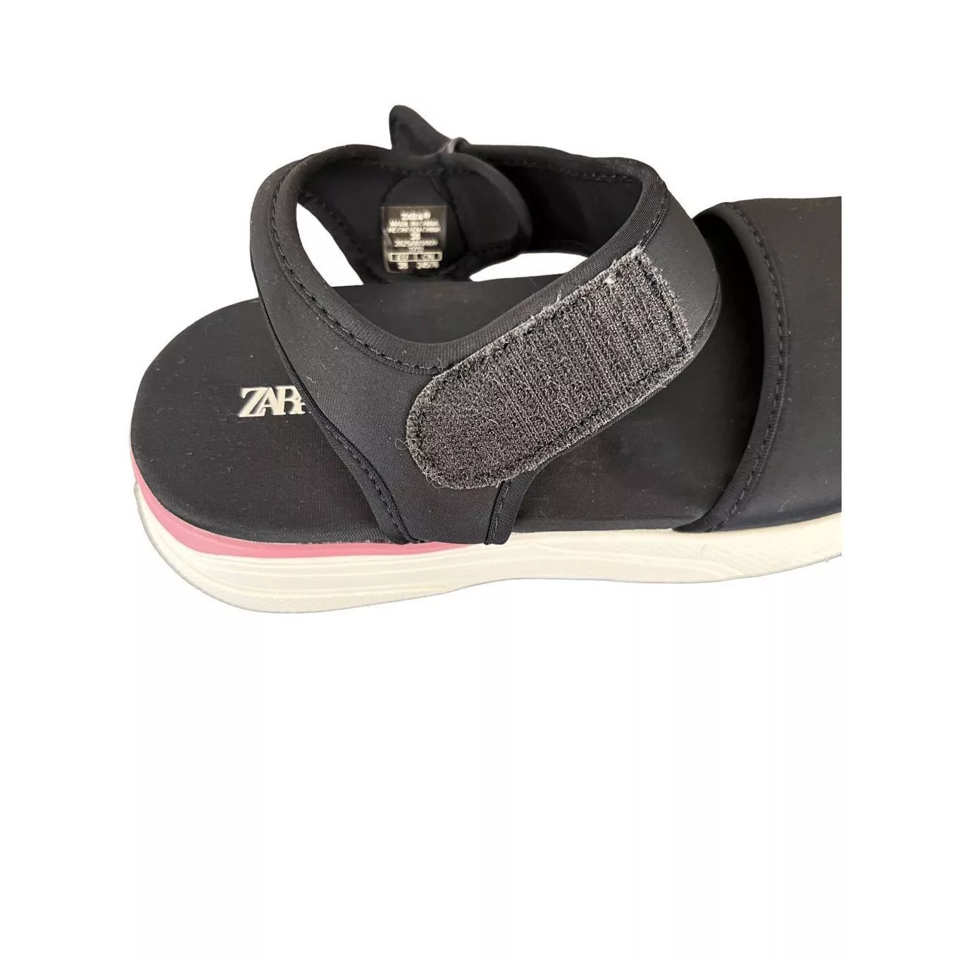 Zara Sandals ZARA Platform Wedge Sandals size 8 Black