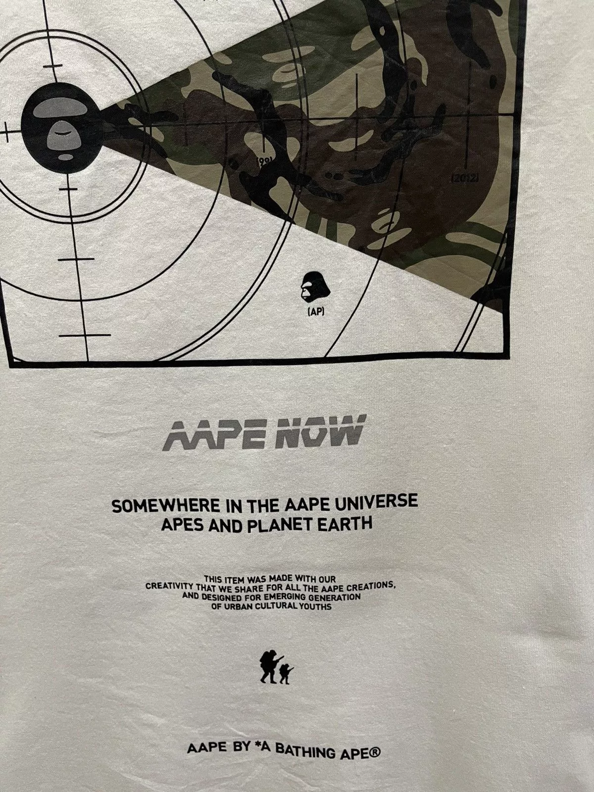 Aape Short Sleeve T Shirts Aape Tee White