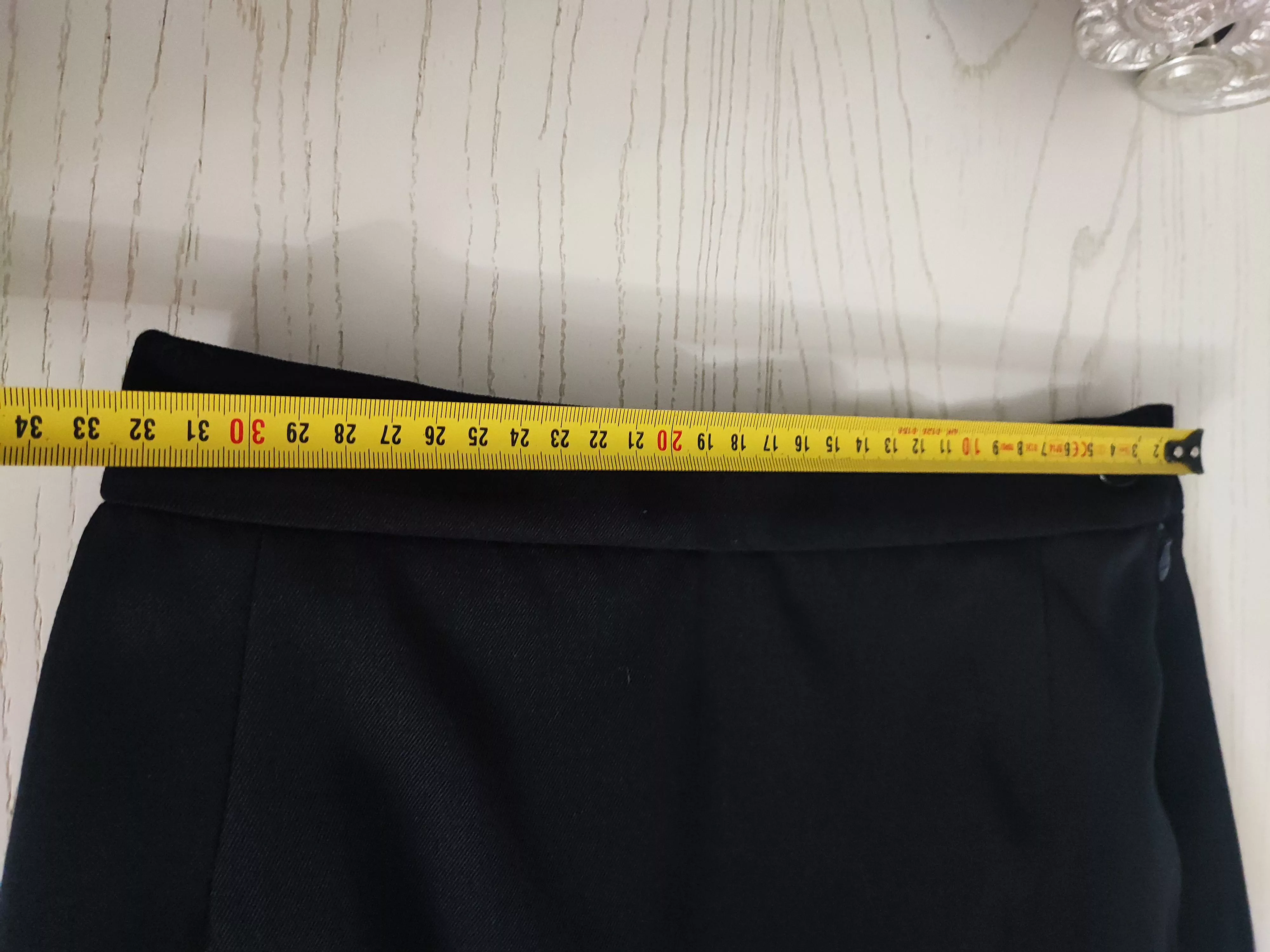 Burberry Midi Skirts Vintage Burberrys black wool skirt
