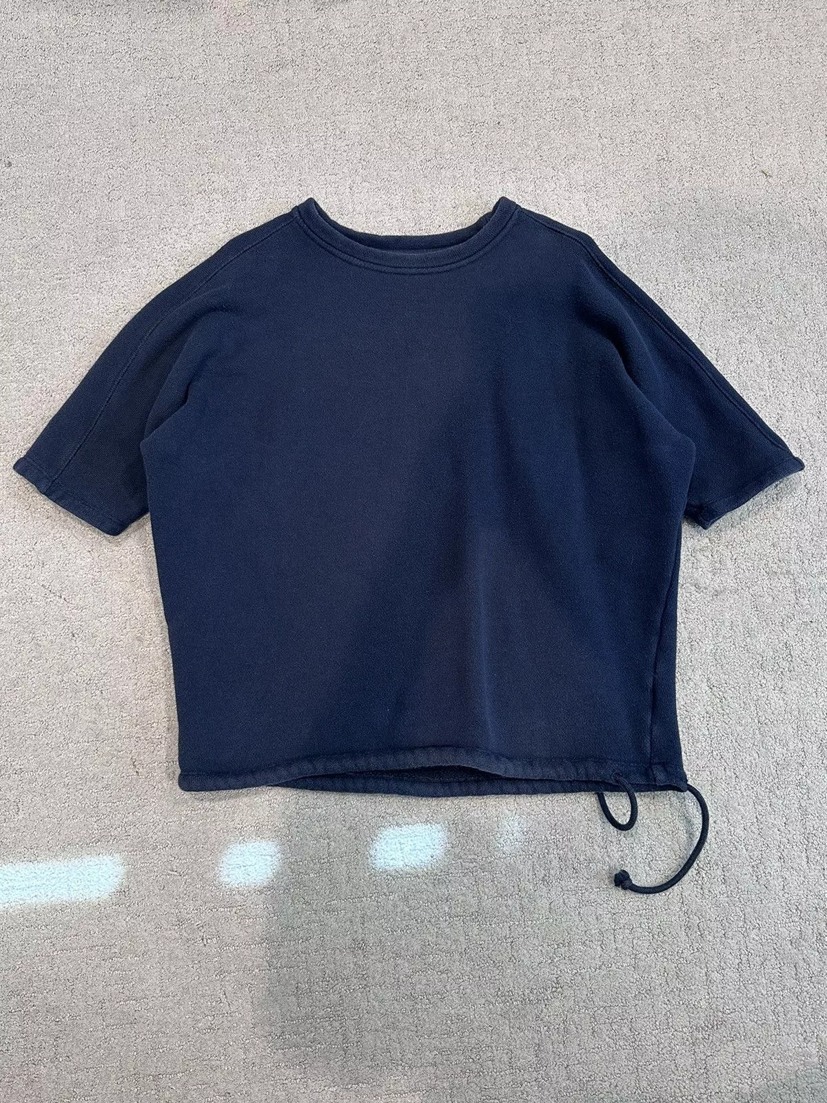 Kith Short Sleeve T Shirts Navy Blue Kith Sweatshirt Tee