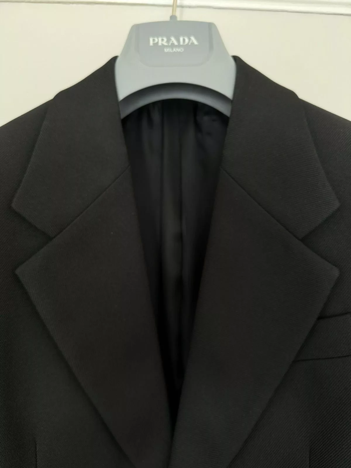 Prada Blazers Prada FW18 Nylon Boxy Blazer Black
