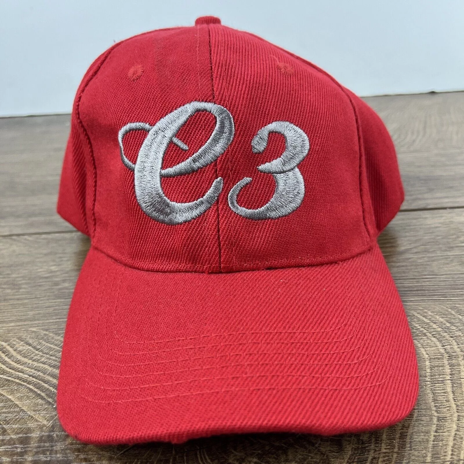 Other Hats Other E3 Hat e3 Hat Red Adjustable Hat Adult Size Hat Red Cap