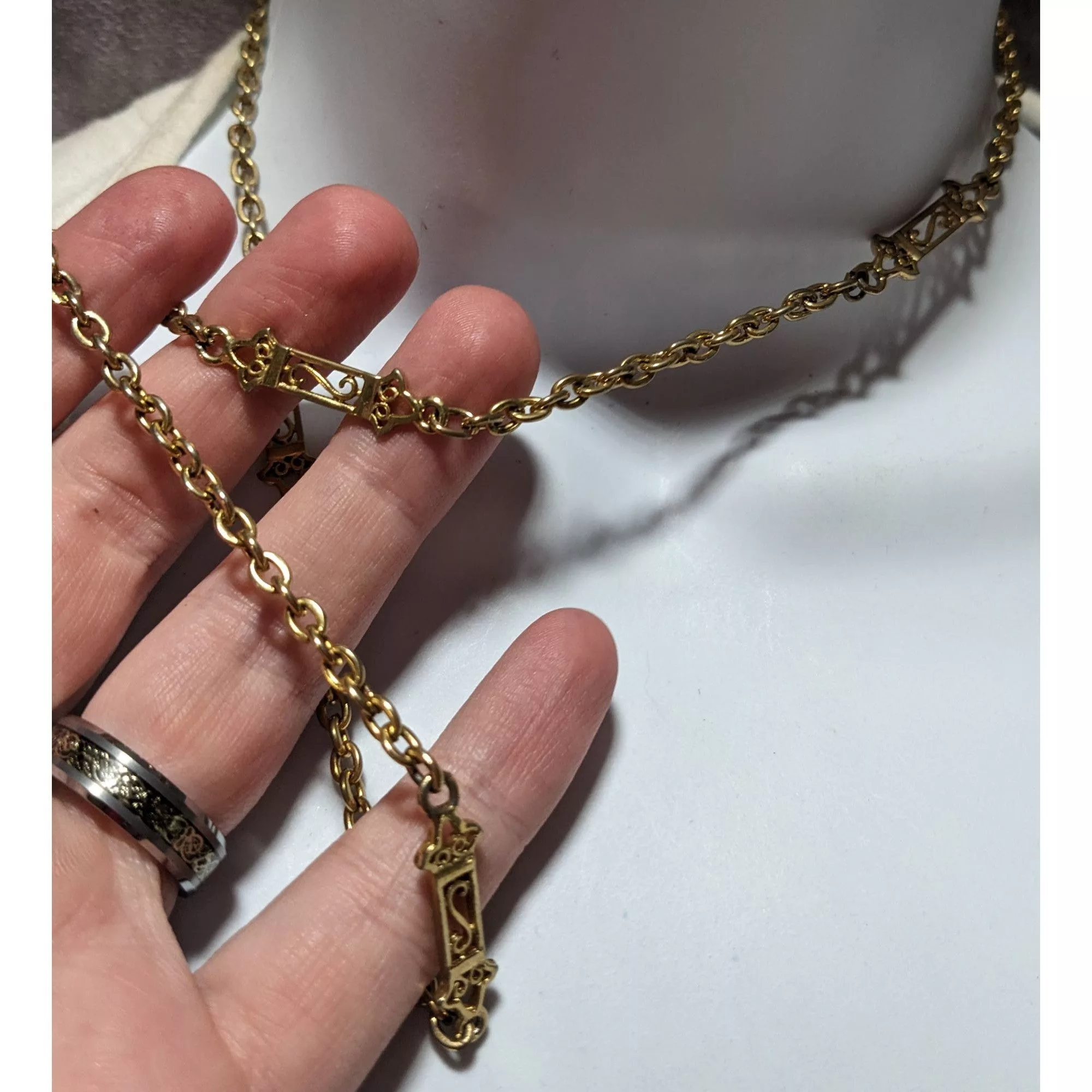 Other Necklaces Other Gold Decorative S Link Necklace Multi