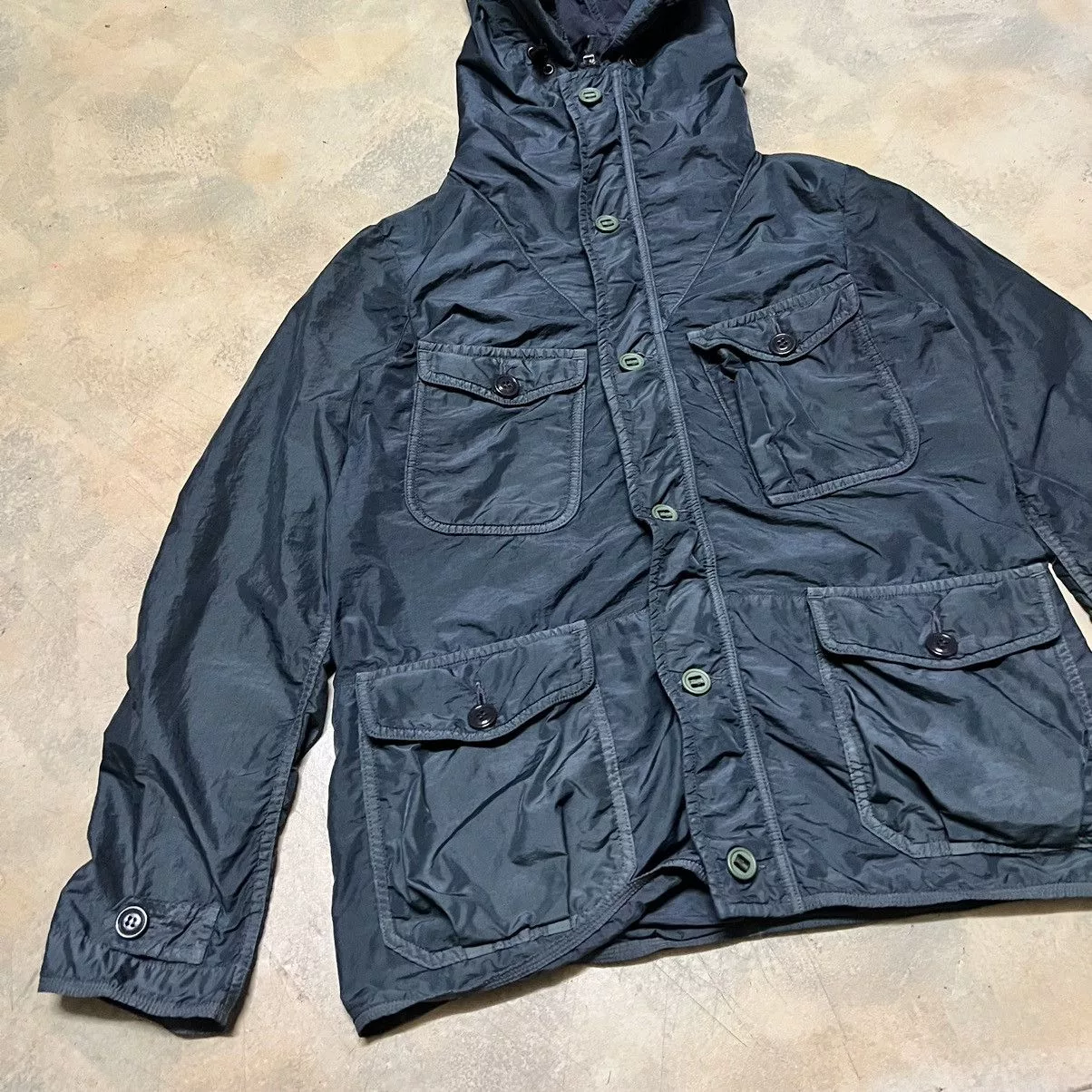 Japanese Brand Light Jackets Japanese Brand Hippocampus Multipockets Light Jacket Green Streetwear