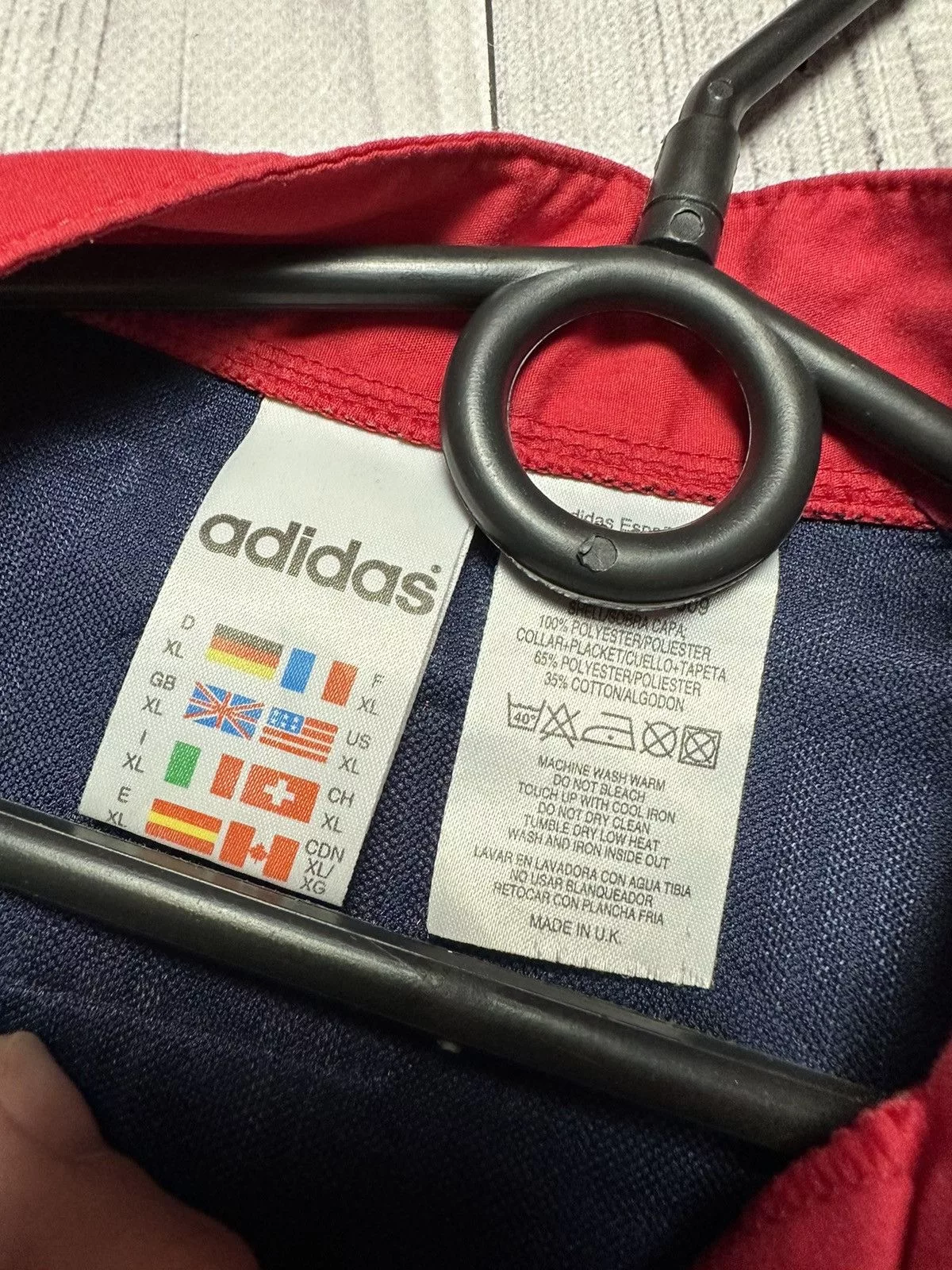 Adidas Jerseys Adidas × Vintage Vintage adidas Spain soccer jersey size XL rare Blue
