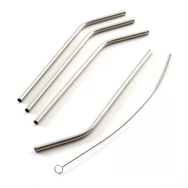 SS Straws 4 pk