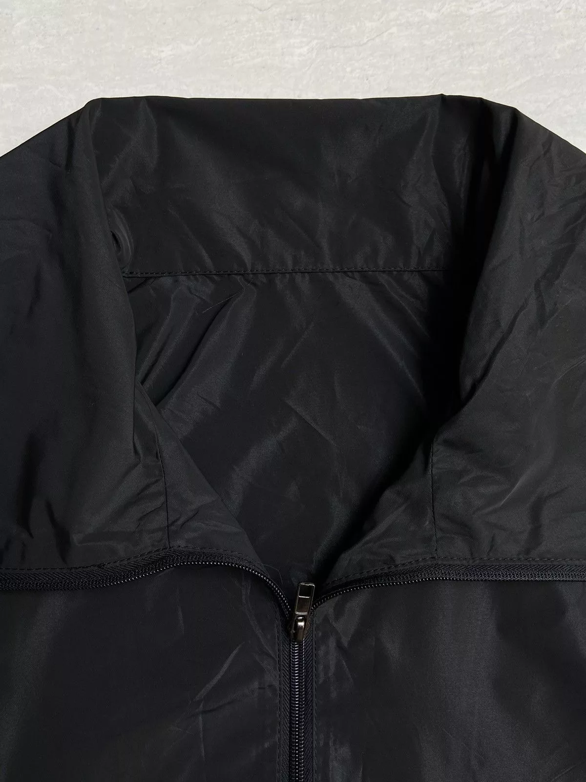 Issey Miyake Light Jackets Issey Miyake SPECCHIO Black Zipper Jacket