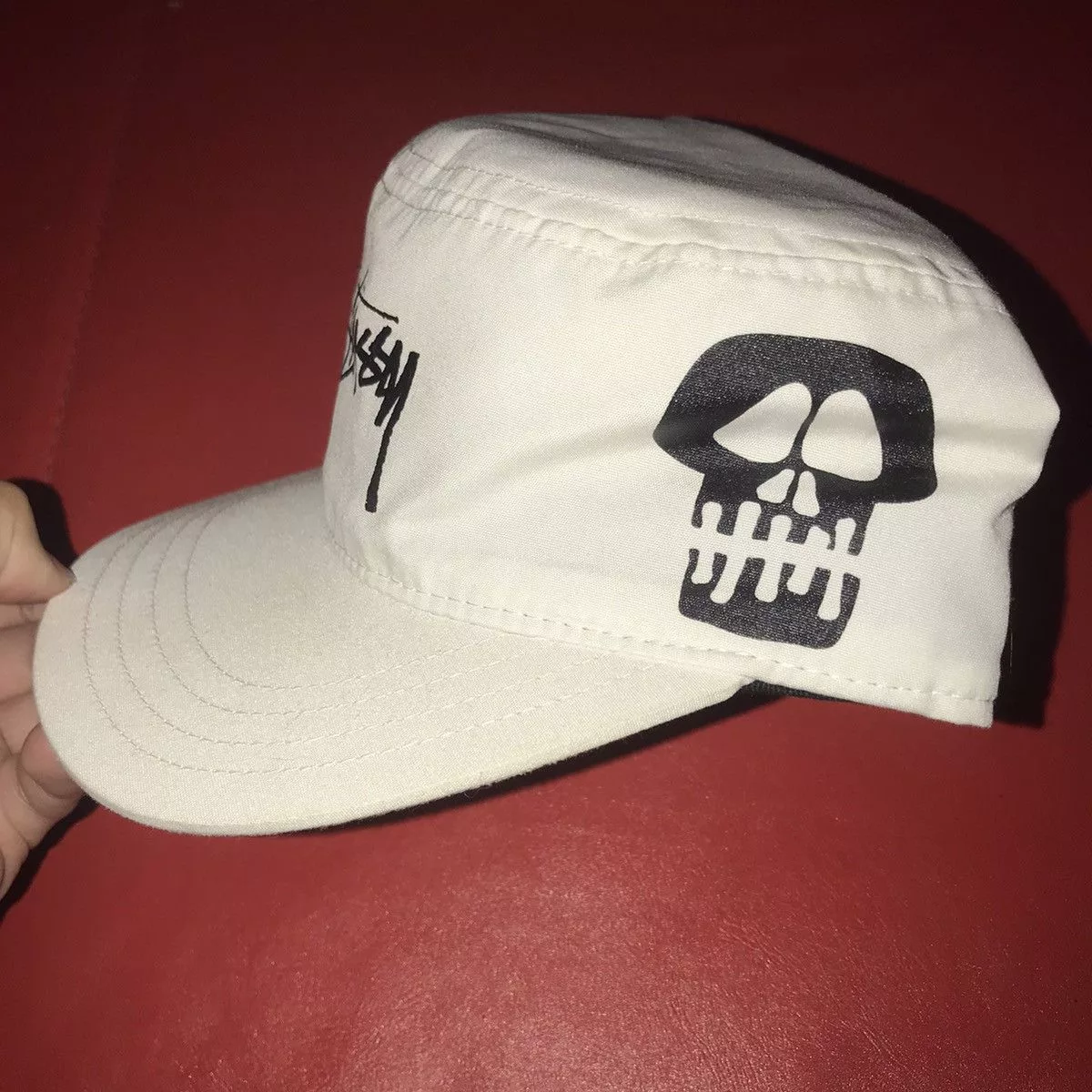 Stussy Hats Stussy × Vintage Stussy Cap White