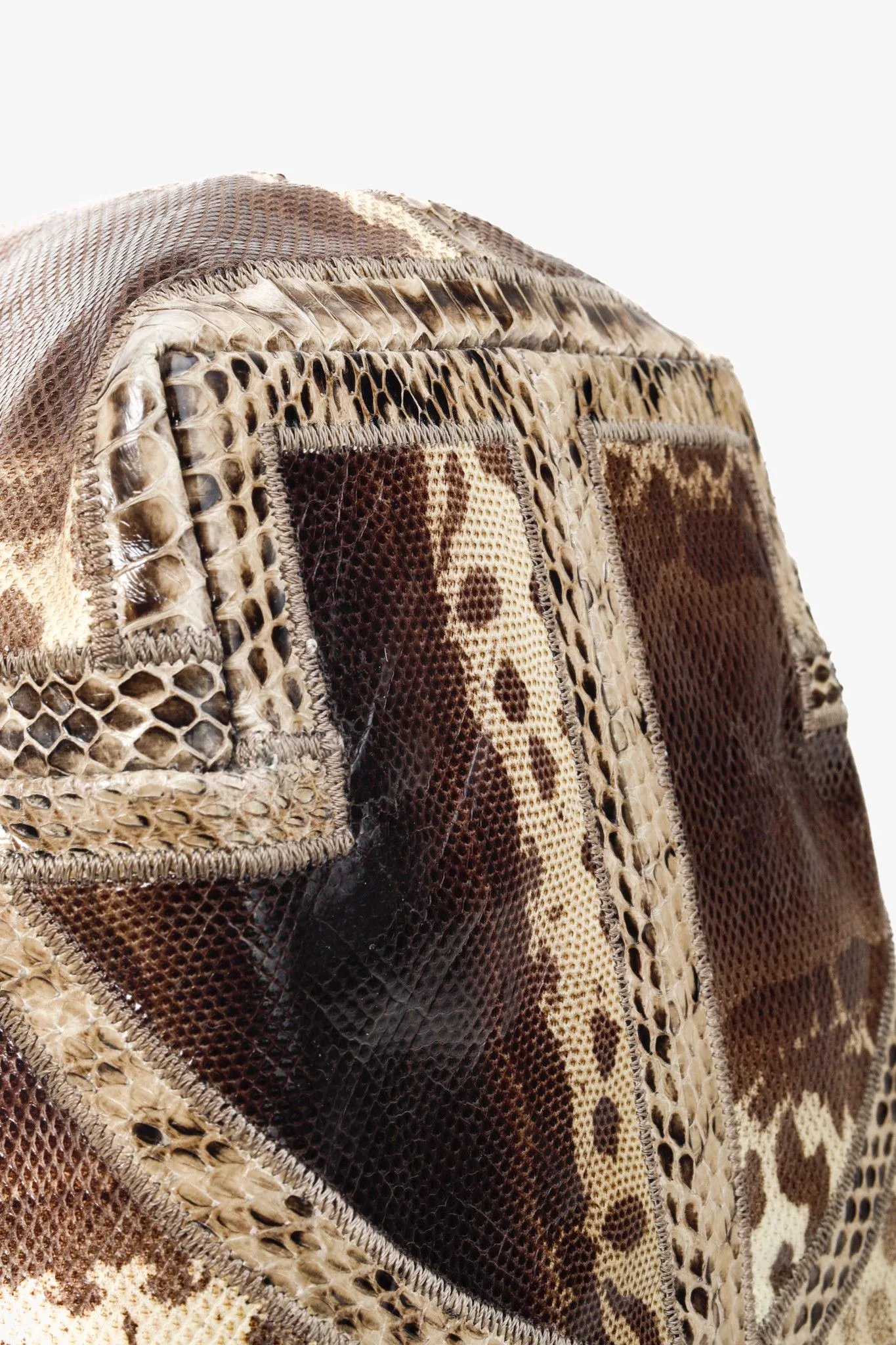 Jimmy Choo Handle Bags Jimmy Choo Snakeskin Patchwork Bangle Bag Multi