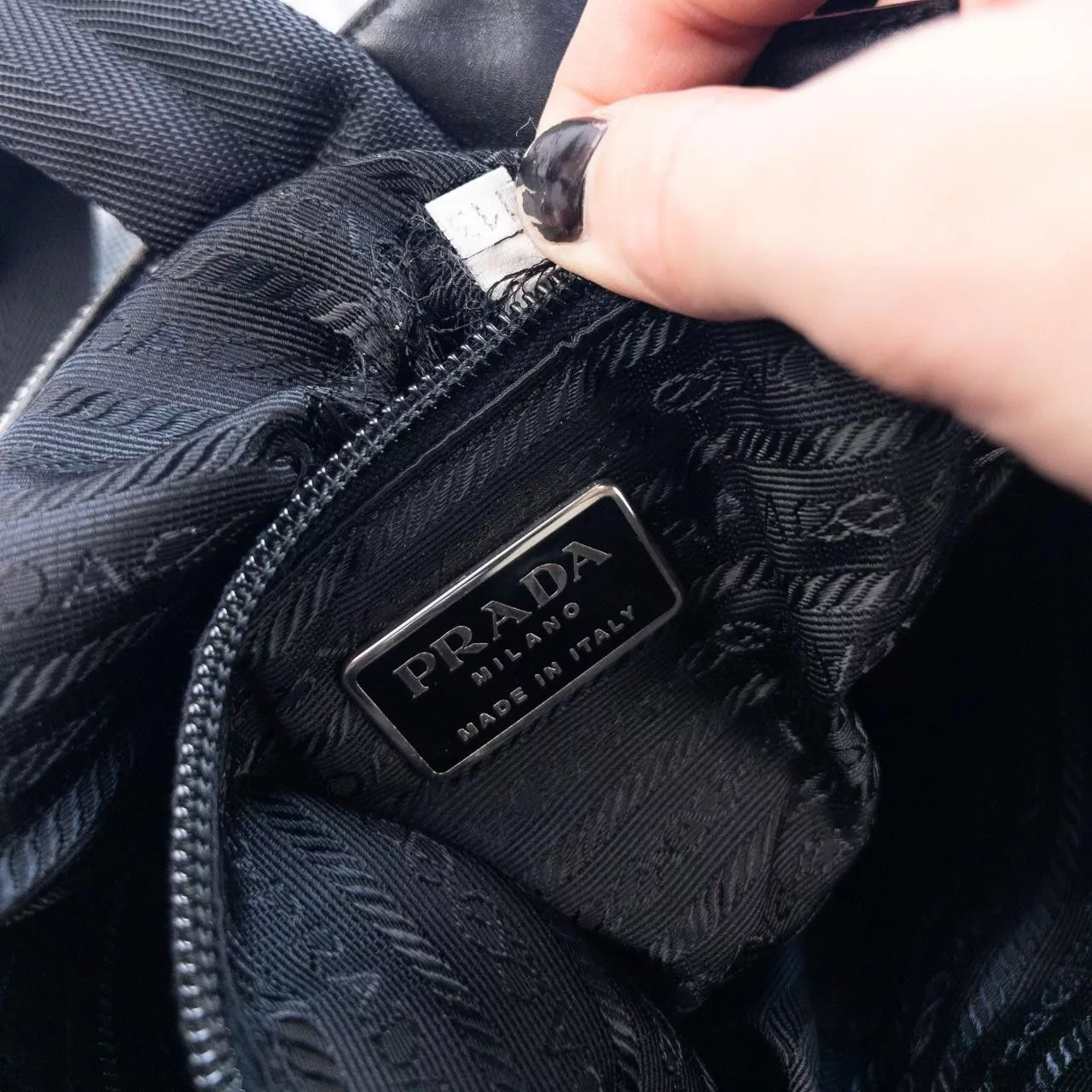 Prada Shoulder Bags Vintage 1999 Prada Shoulder Bag Gray