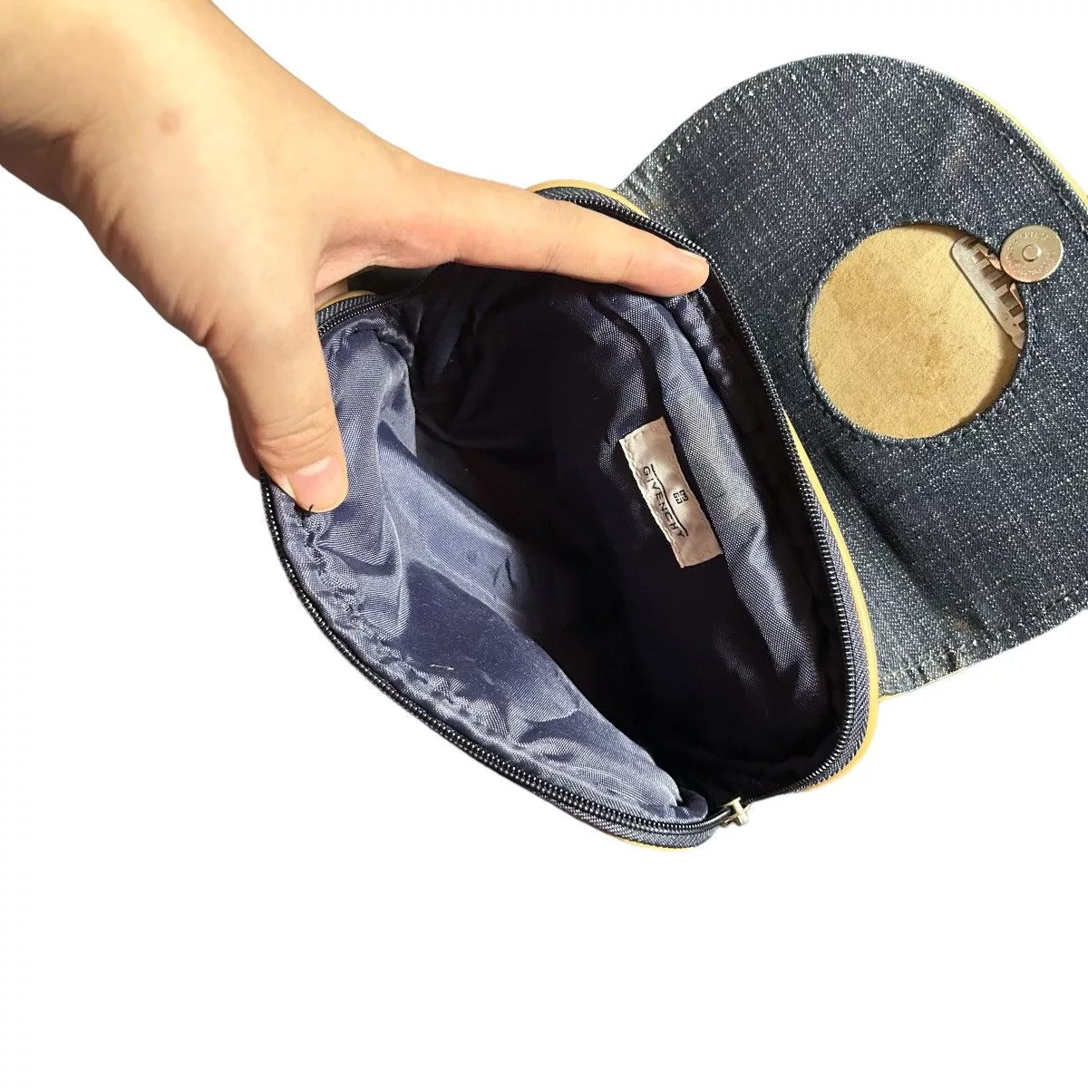 Givenchy Mini Bags Givenchy × Vintage Vintage Givenchy Logo Mini Bag Blue