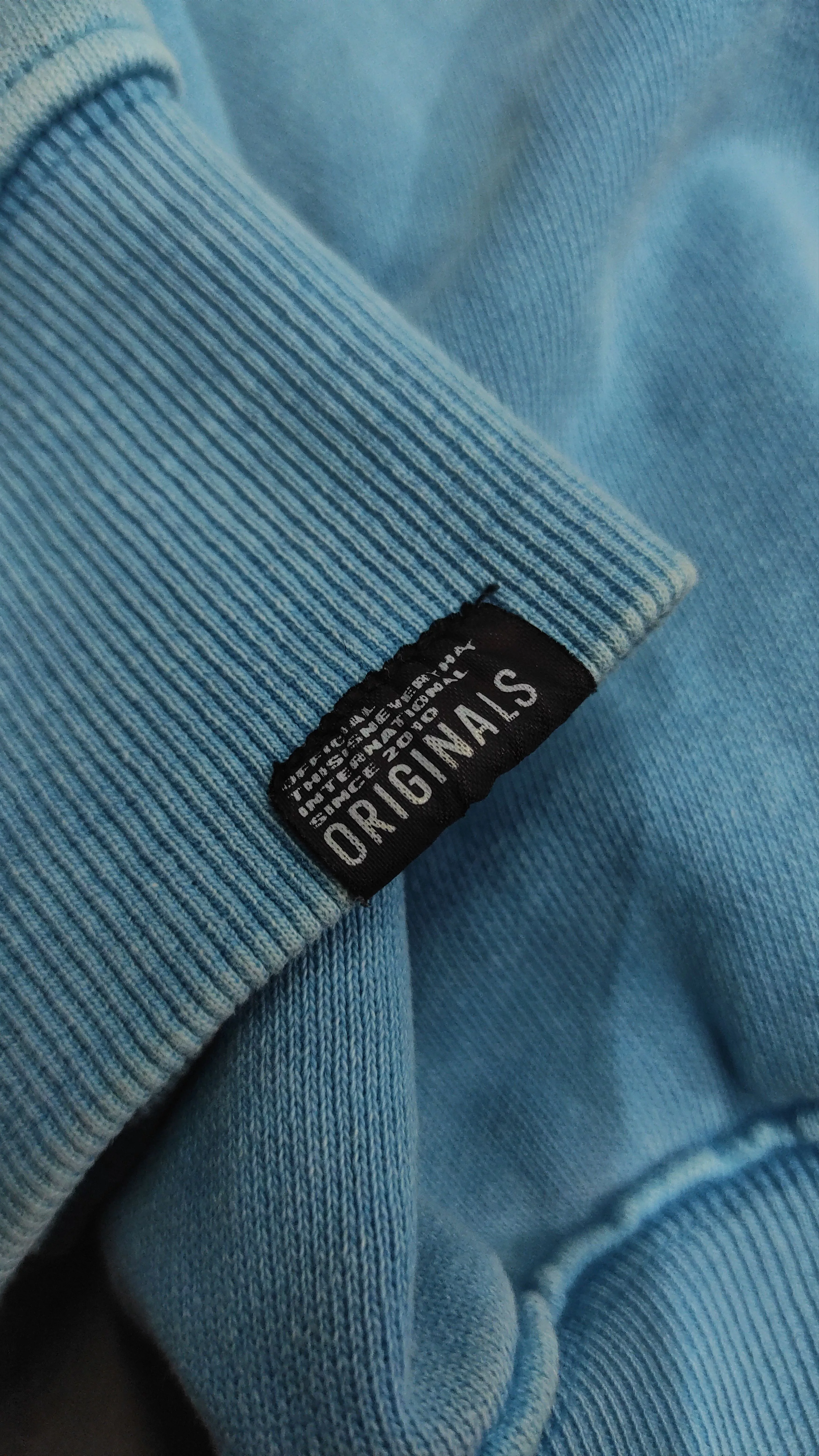 thisisneverthat Sweatshirts Hoodies Thisisneverthat Sweatshirt Garment Dyed Blue
