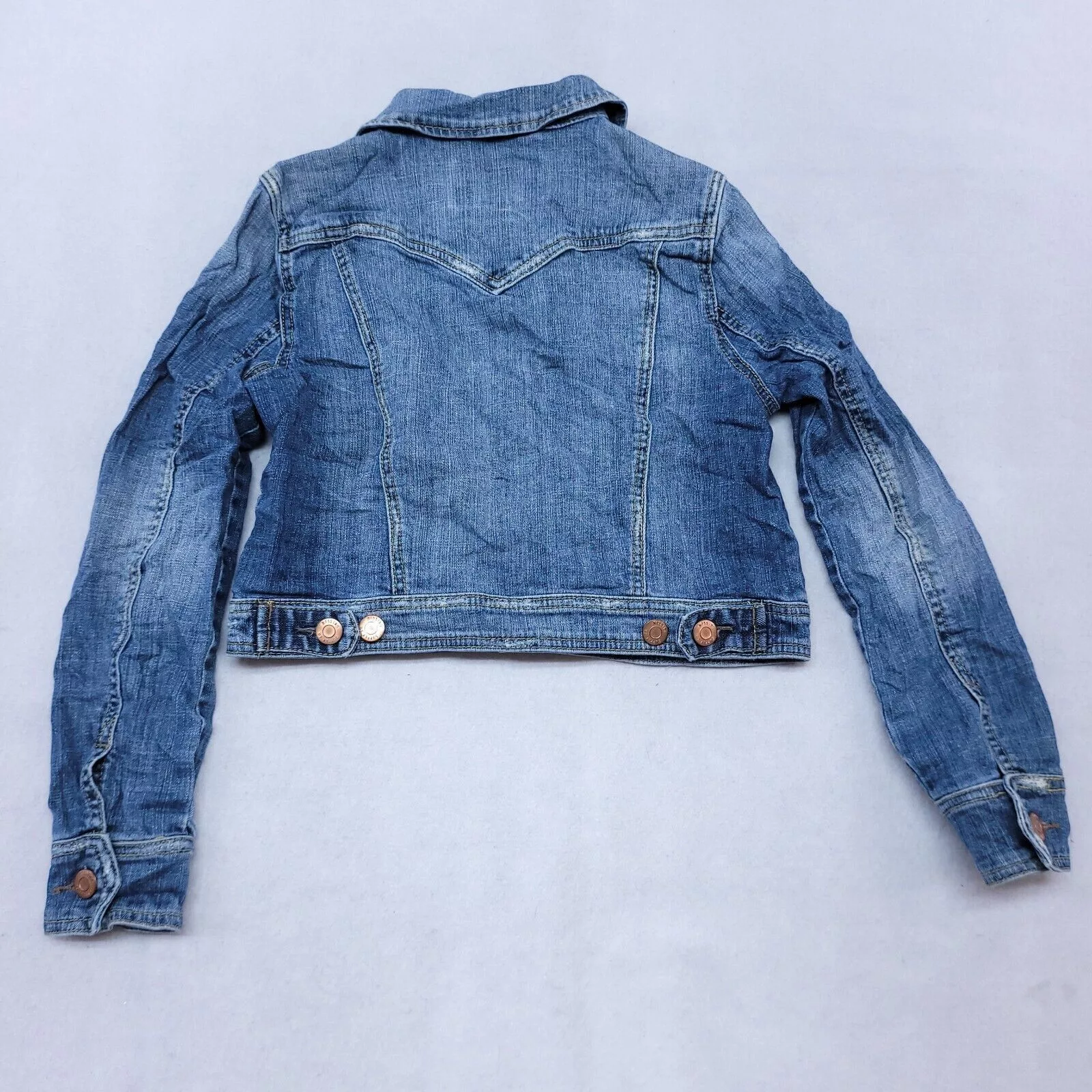 Mossimo Jackets Mossimo Button Up Denim Jean Jacket Womens Size M Blue