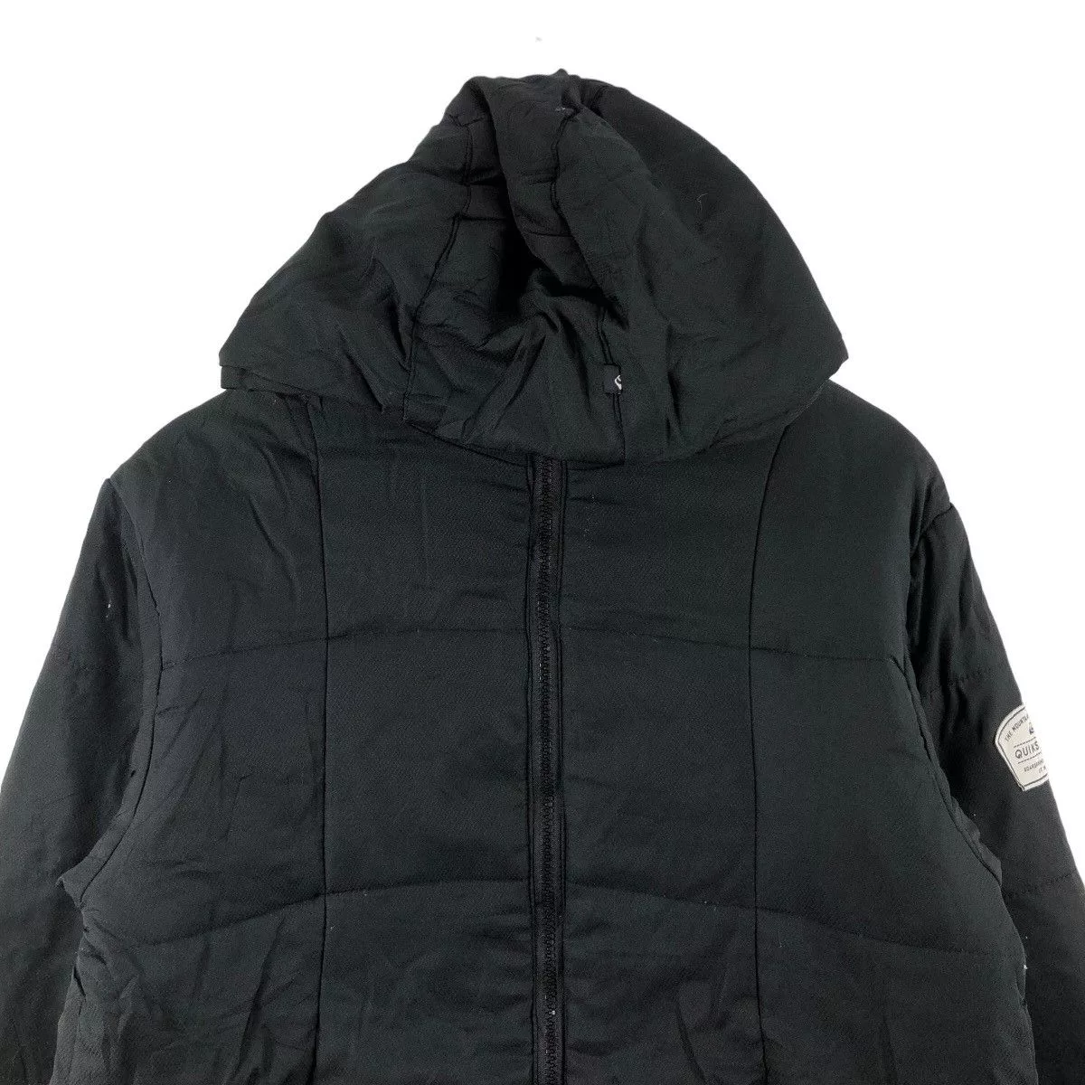 Quiksilver Light Jackets QUIKSILVER Light Quilted Jacket Surf Style Black Vintage