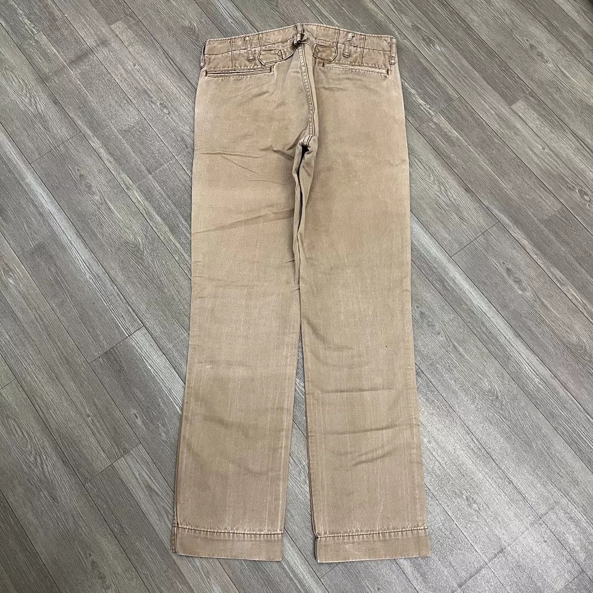 Visvim Casual Pants Visvim High Water Buckle Back Chino Pants Brown