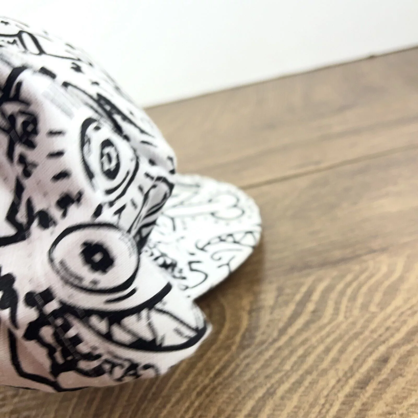 Other Hats Other Eye Hat Run Eye White Hat Adjustable Adult Size Hat White Ca