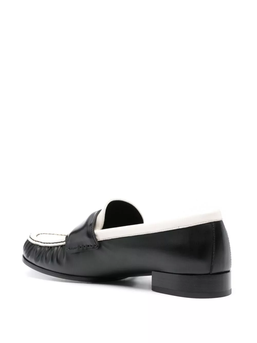 Givenchy Flats Givenchy 4G-motif Leather Loafers in black/white