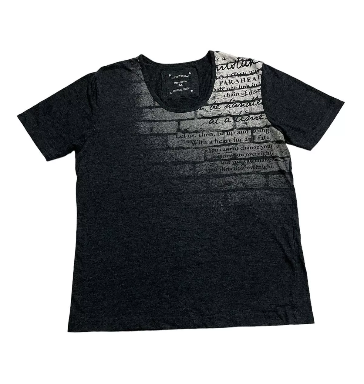 20471120 Short Sleeve T Shirts 20471120 × Beauty Beast × If Six Was Nine Poem Tshirt Ba-tsu Studio . Black