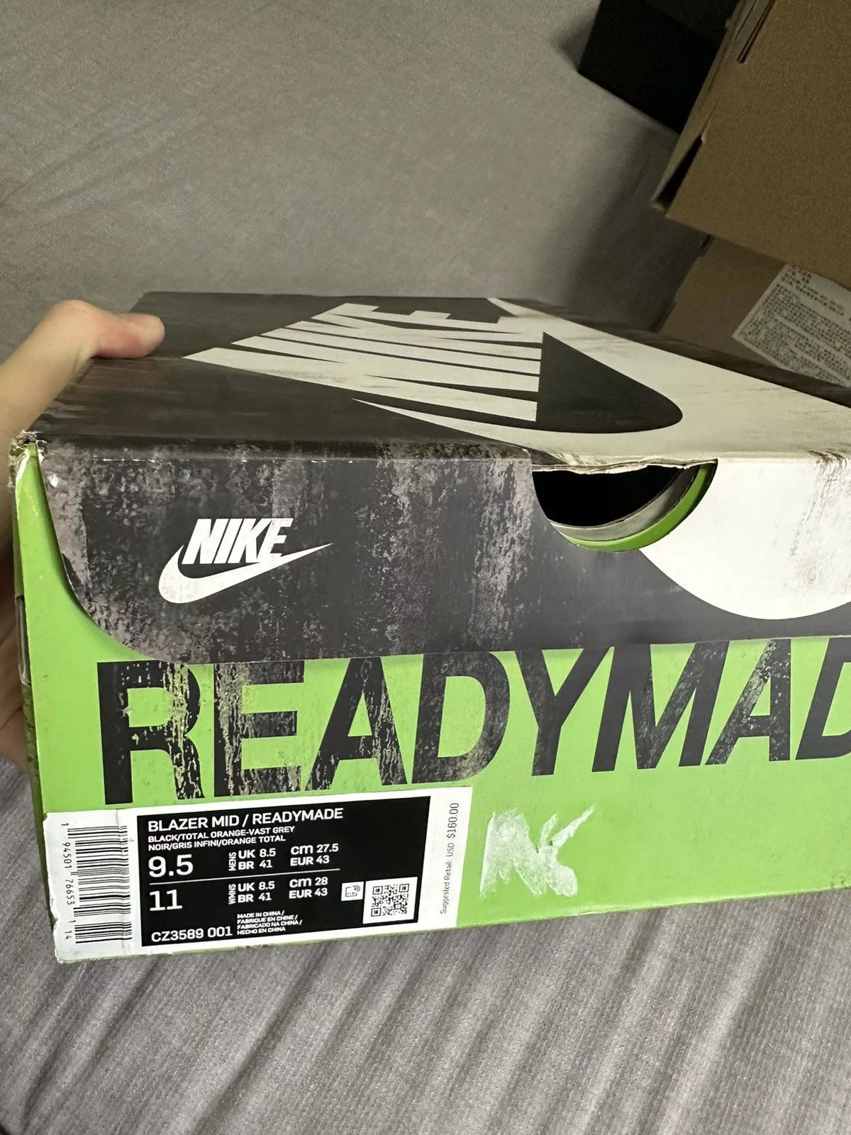 Nike Hi Top Sneakers Nike × READYMADE Nike Blazer Mid READYMADE Black