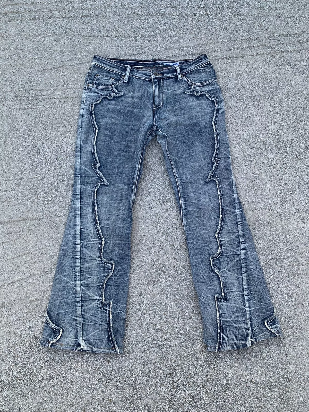 semanticdesign Denim semanticdesign 💥Flared💥Semantic Design Nice Design Jeans Pants Blue Vintage