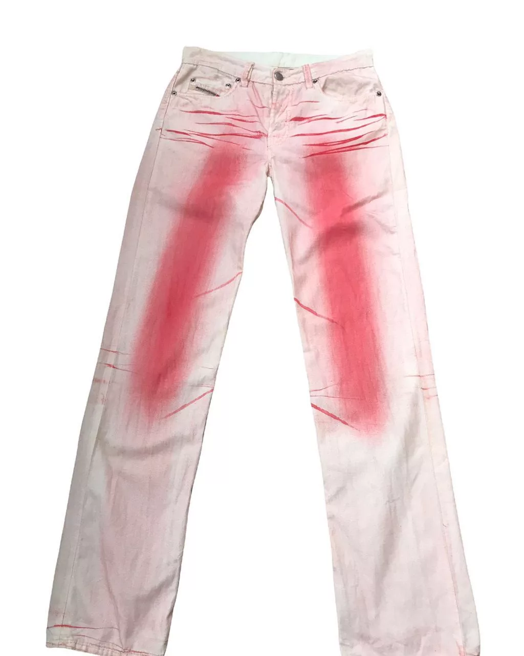Diesel Casual Pants Diesel FullPrint Art Punk Design Pants Multi