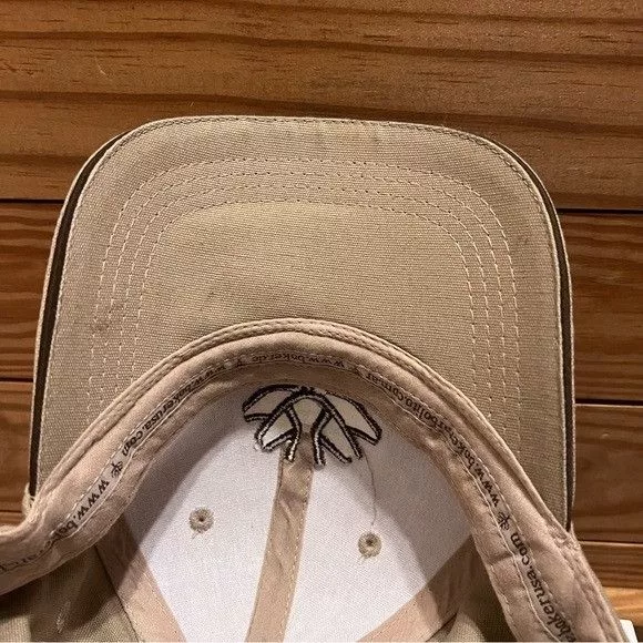 Other Hats Other Boker Six Panel Cap With Embroidered Tree Logo Back Adjustme Brown Streetwear