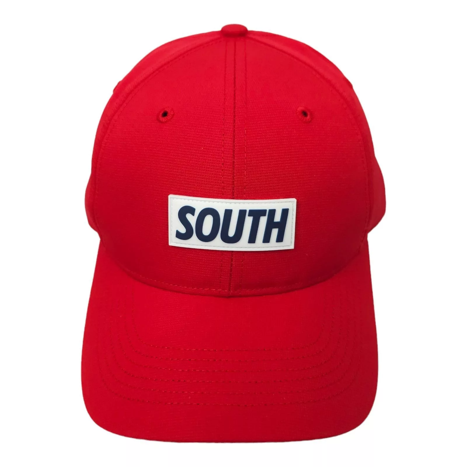 Richardson Hats Richardson South Rubber Patch Performance Strapback Cap Red