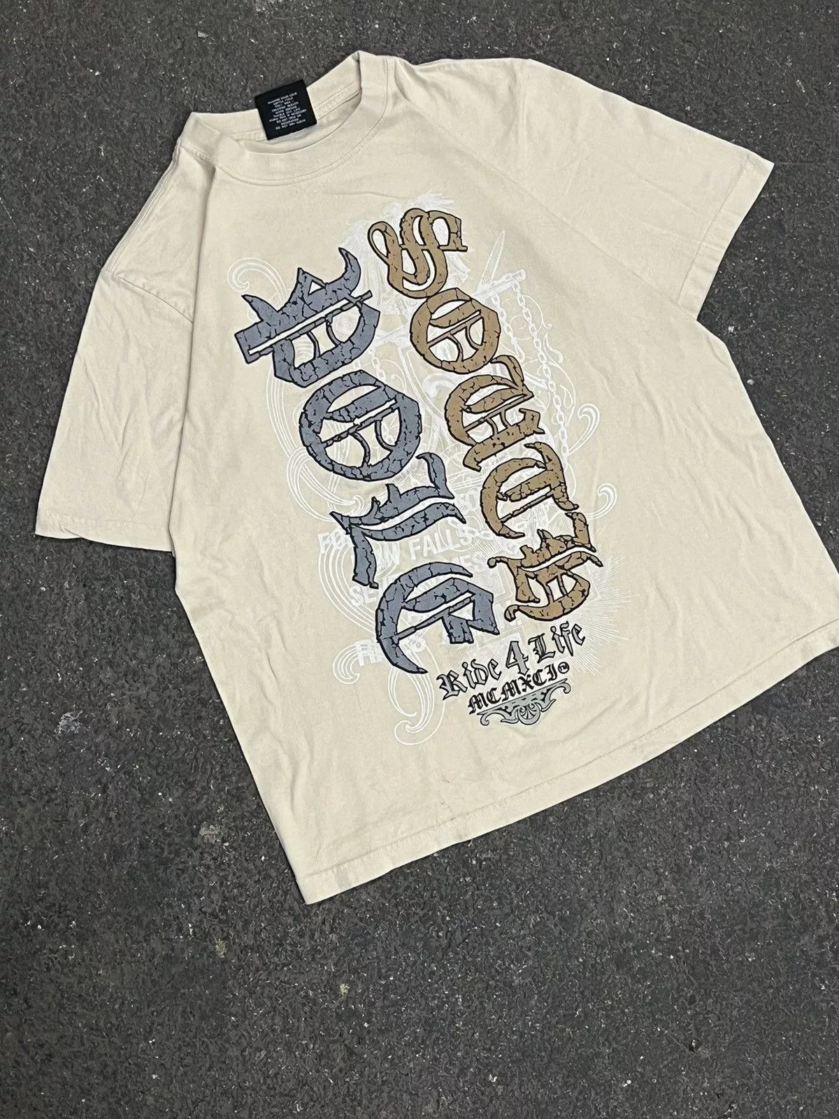 Southpole Short Sleeve T Shirts Southpole × Vintage Southpole y2k tee shirt vintage hype rare skater grunge White Streetwear