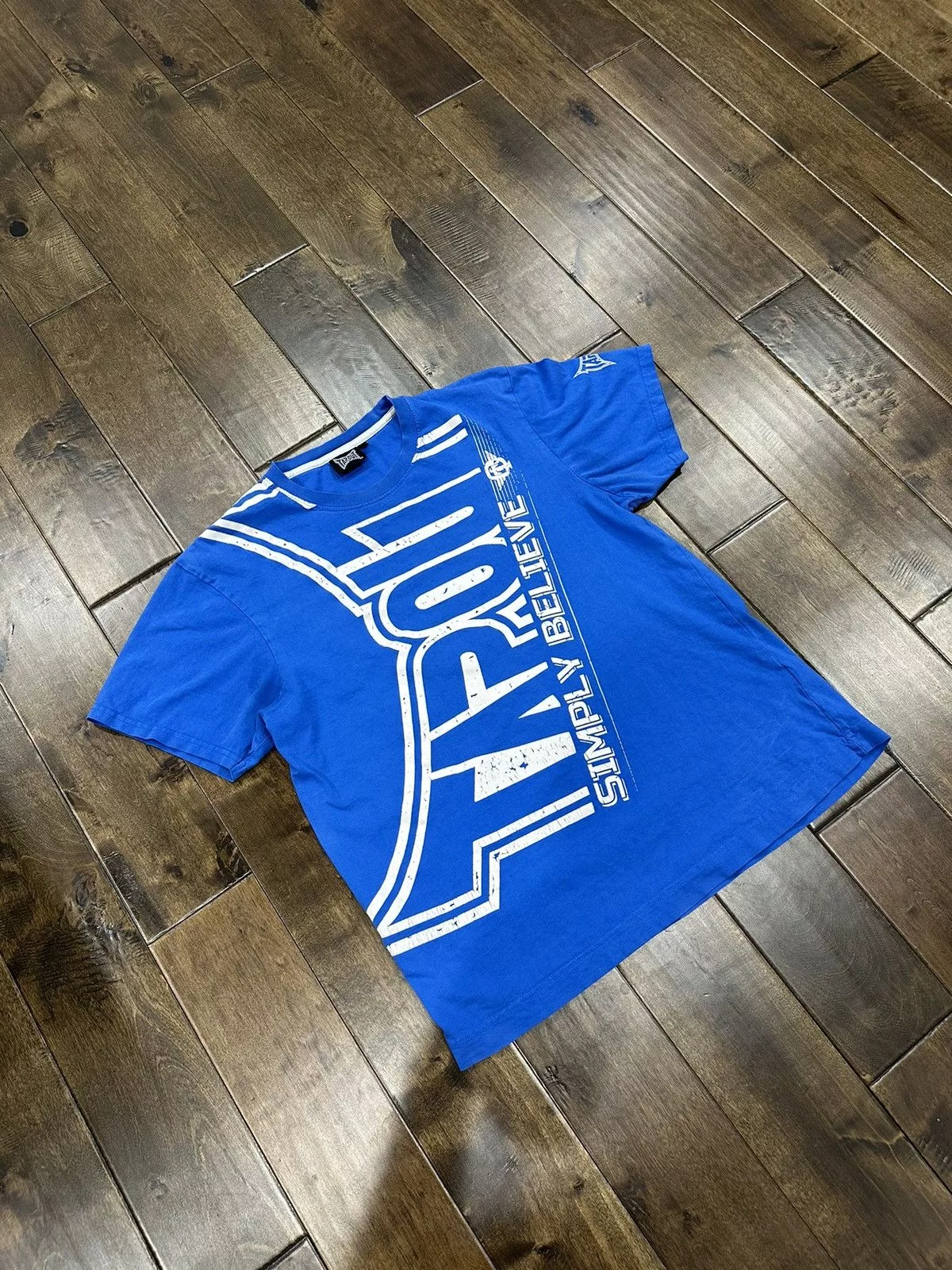 Tapout Short Sleeve T Shirts Blue Tapout short sleeve tee Streetwear