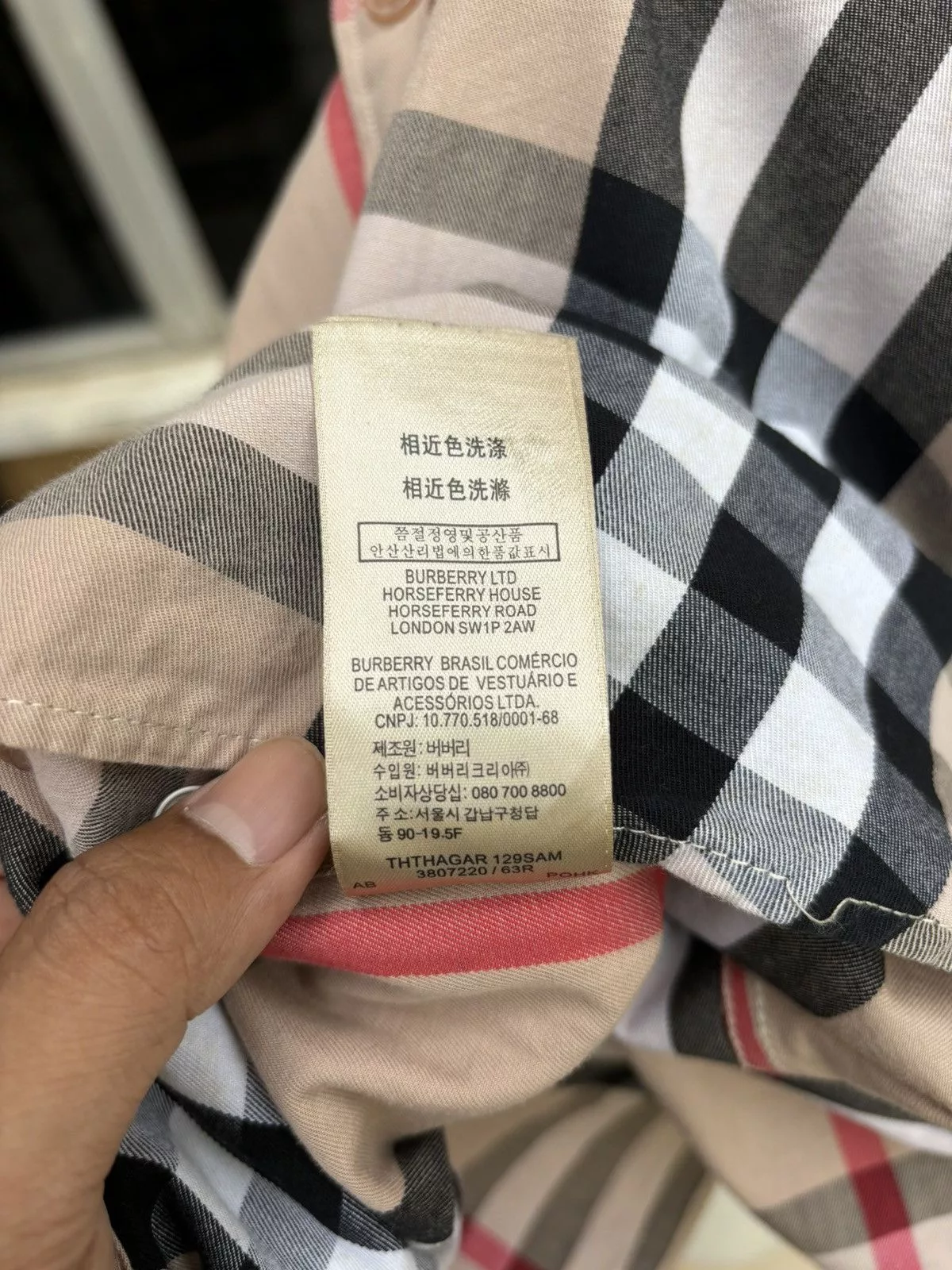 Burberry Button Ups Burberry button up Brown