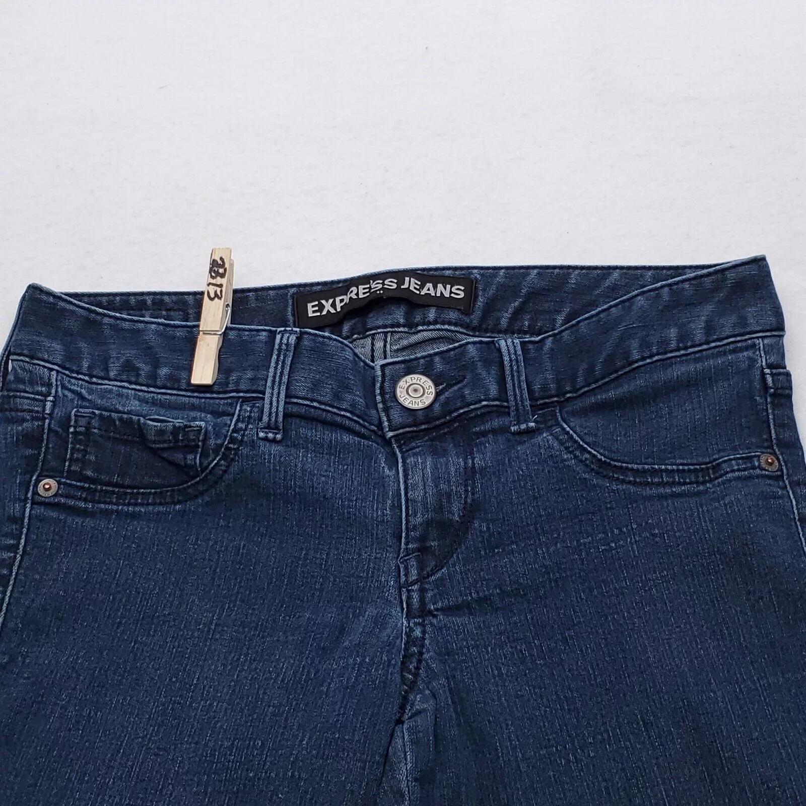 Express Jeans Express Legging Low Rise Denim Jeans Womens Size 4R Blue