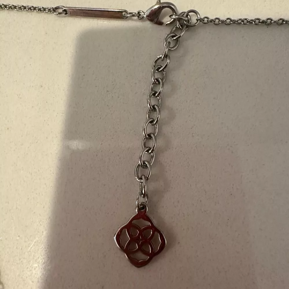 Kendra Scott Necklaces Kendra Scott Elisa Copper Drusy Silver Chain Necklace