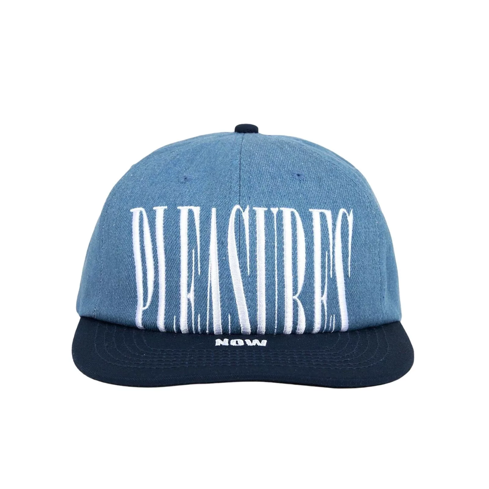 Pleasures Hats Pleasures Stretched Embroidered Spell Out Hat Blue