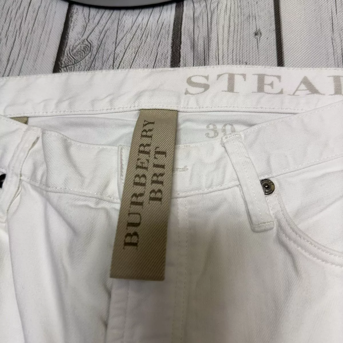 Burberry Denim Burberry Brit Steadman jeans White