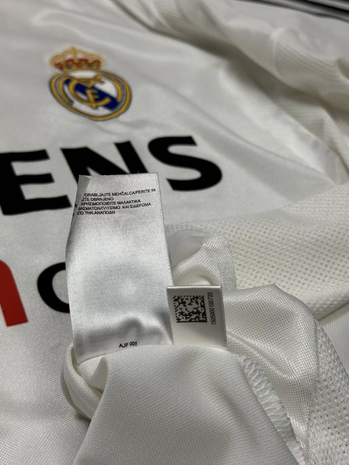 Adidas Jerseys ADIDAS REAL MADRID SOCCER JERSEY VINTAGE 2004 #9 PICKFORD White Sportswear