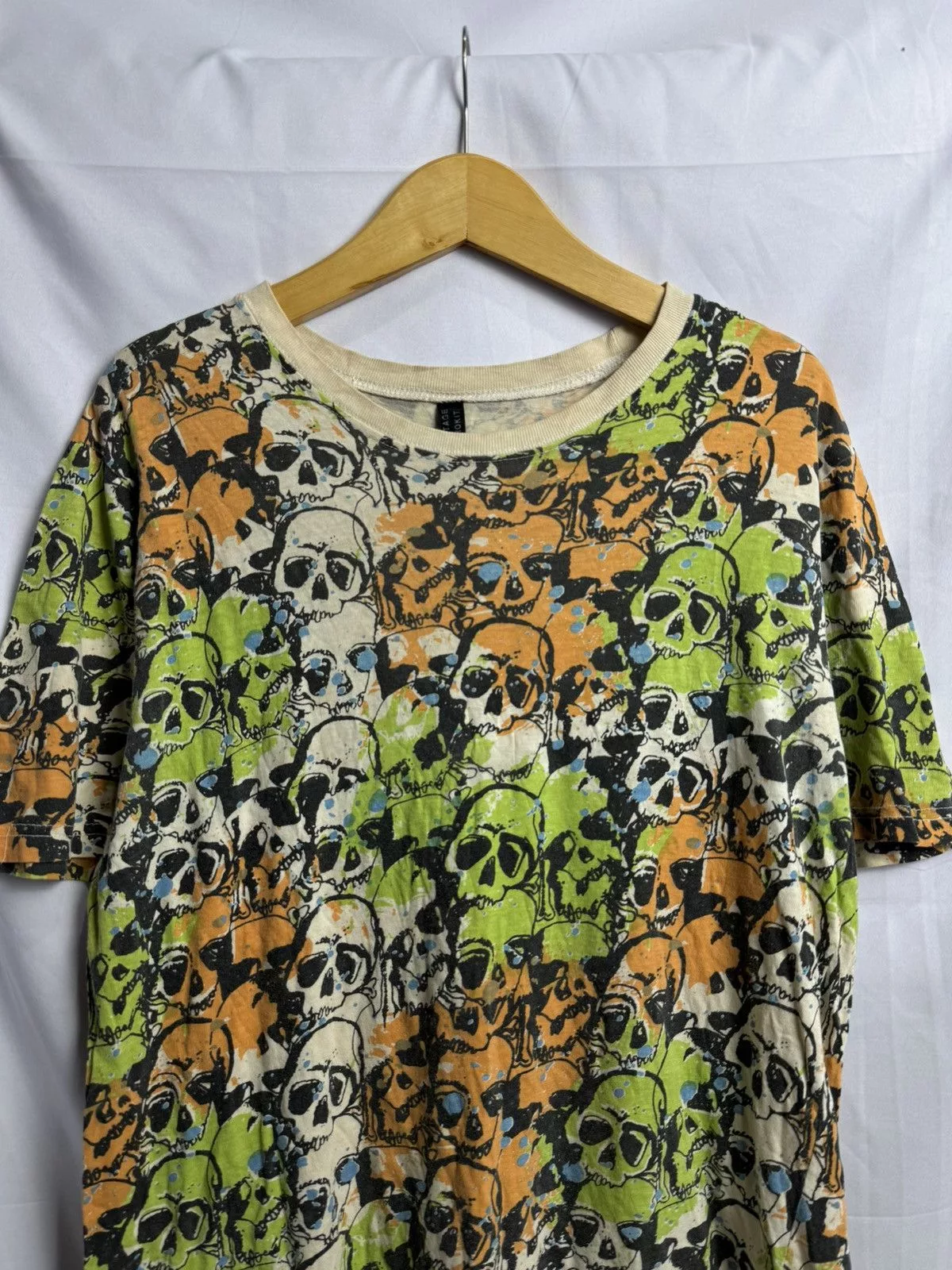 14th Addiction Short Sleeve T Shirts 14th Addiction × If Six Was Nine × Japanese Brand Japanese Skulls Full Art Tees Multi
