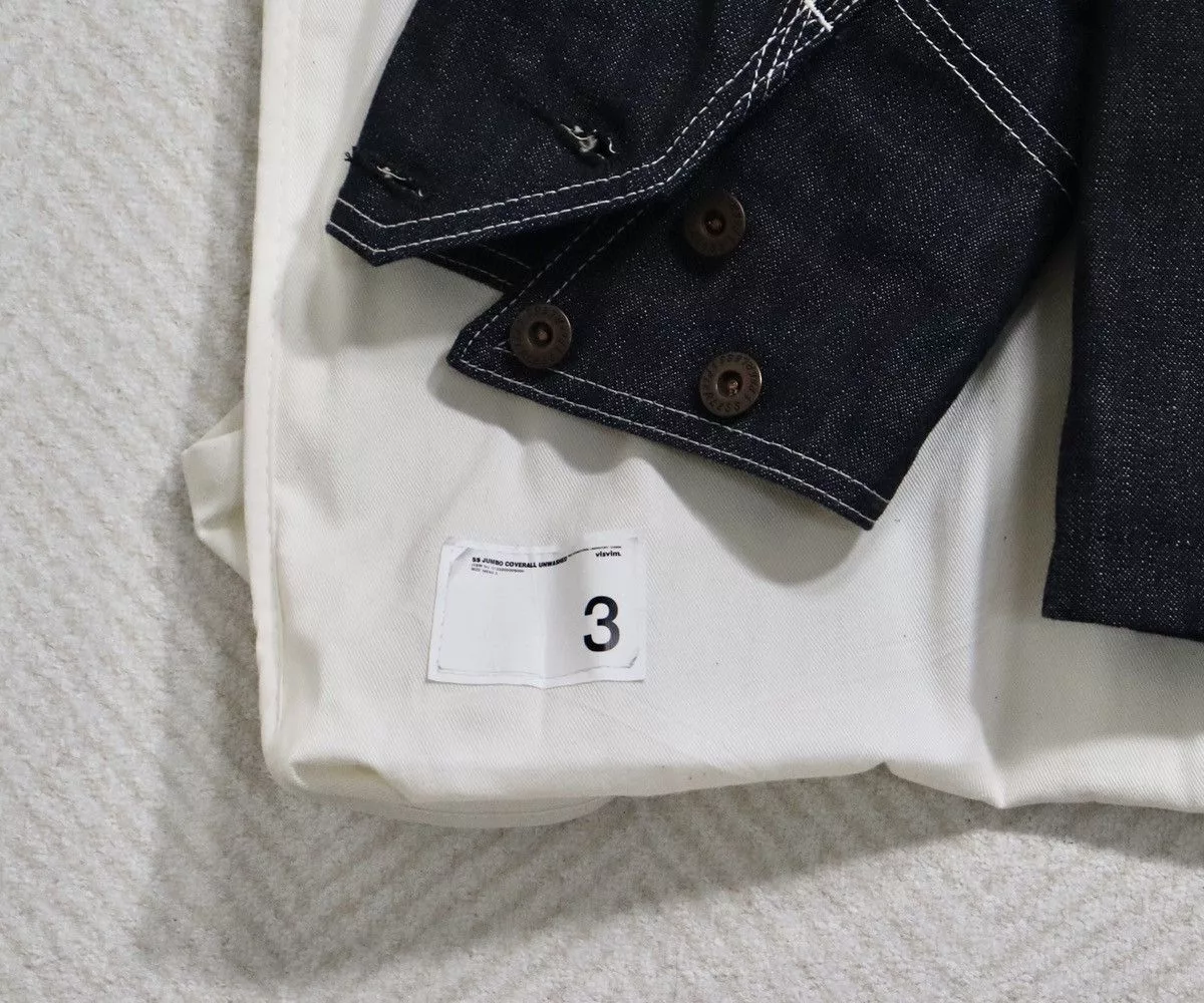 Visvim Light Jackets Visvim 22aw Jumbo Coverall Blue